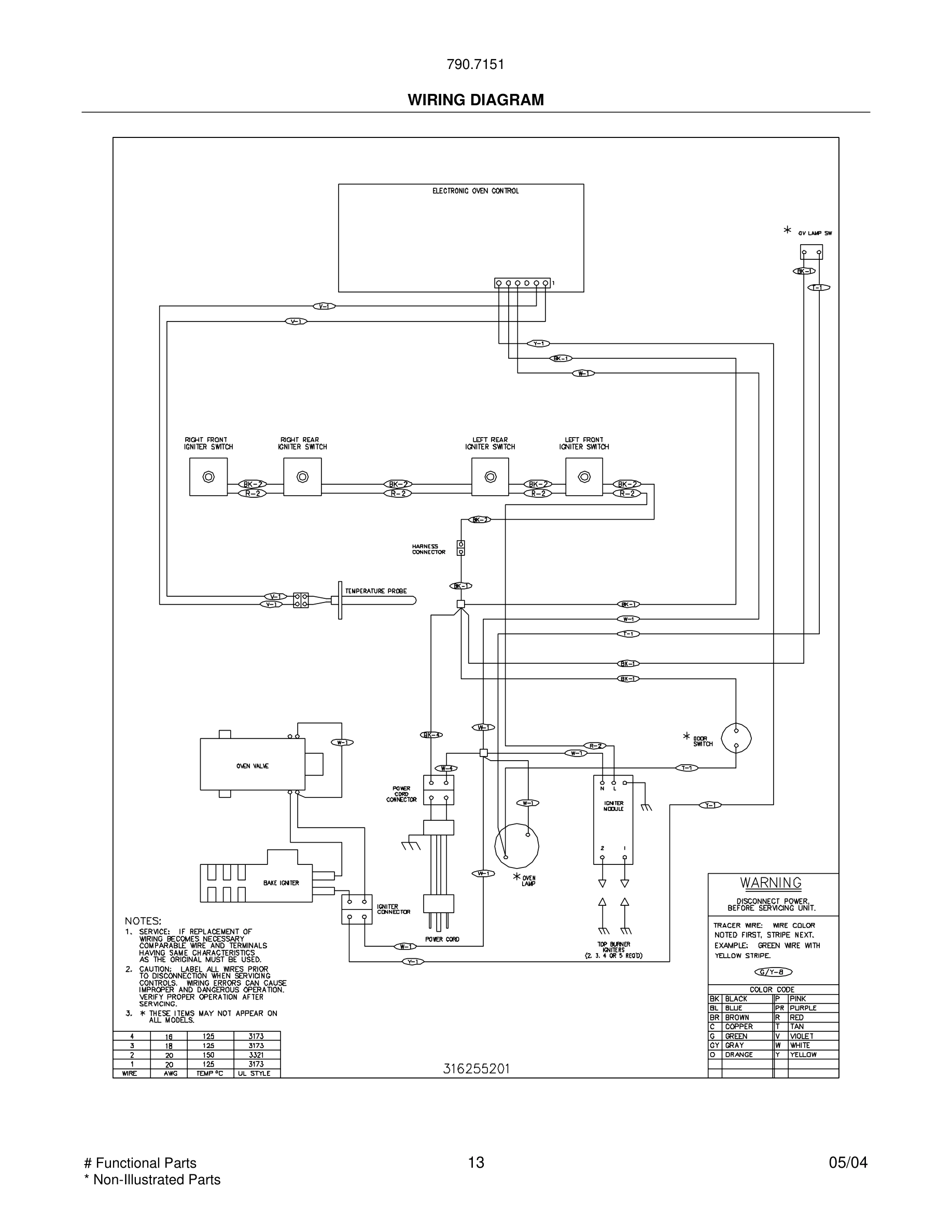 13 - WIRING DIAGRAM