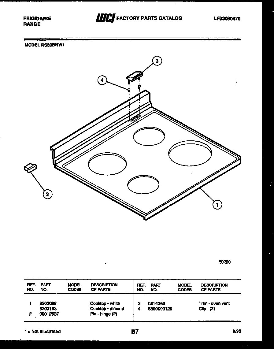 03 - COOKTOP PARTS