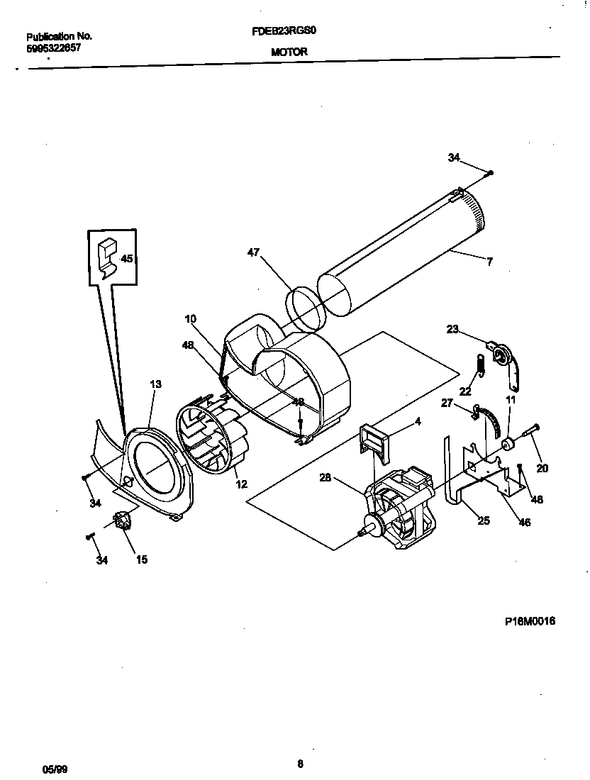 05 - P16M0016 MOTOR,BLOWER