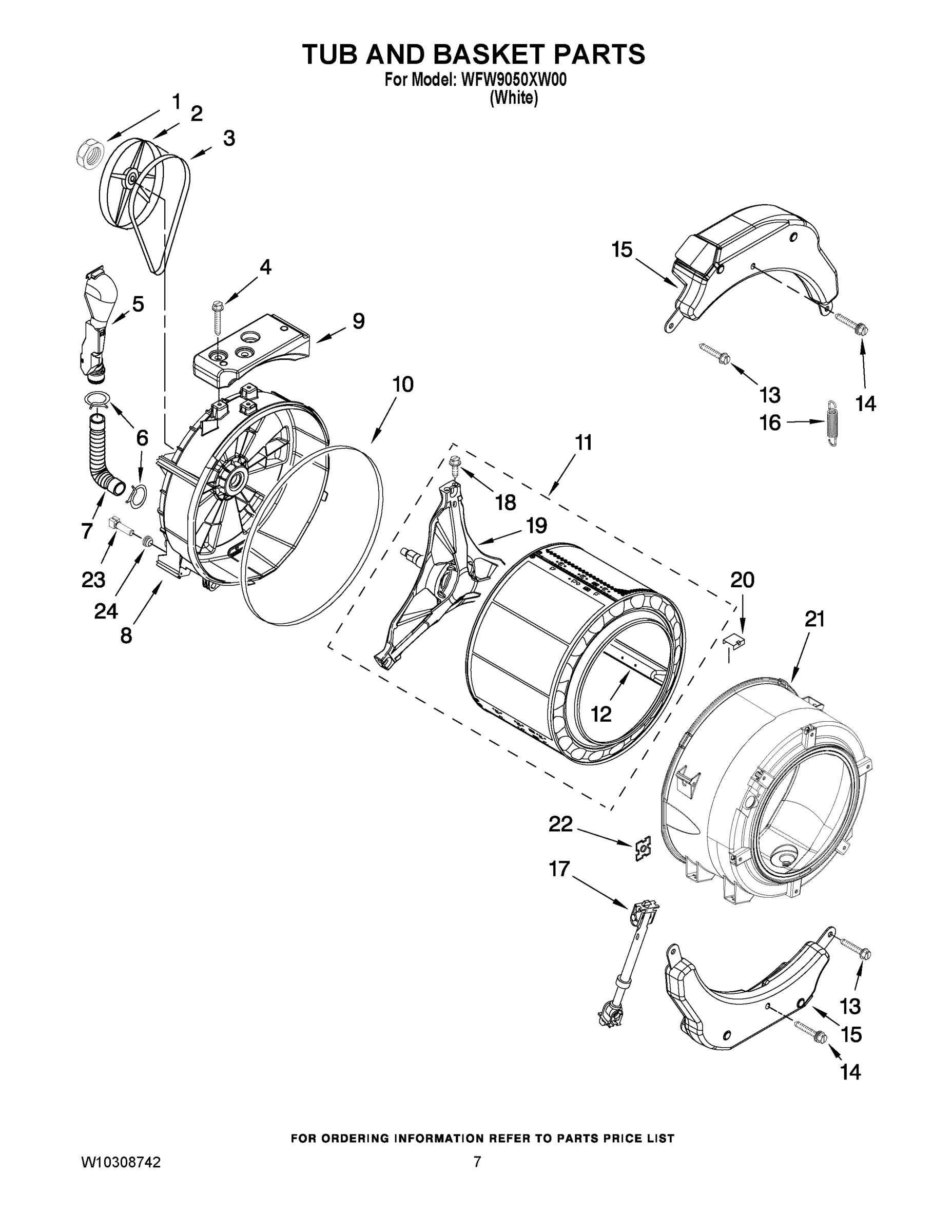 06 - TUB AND BASKET PARTS
