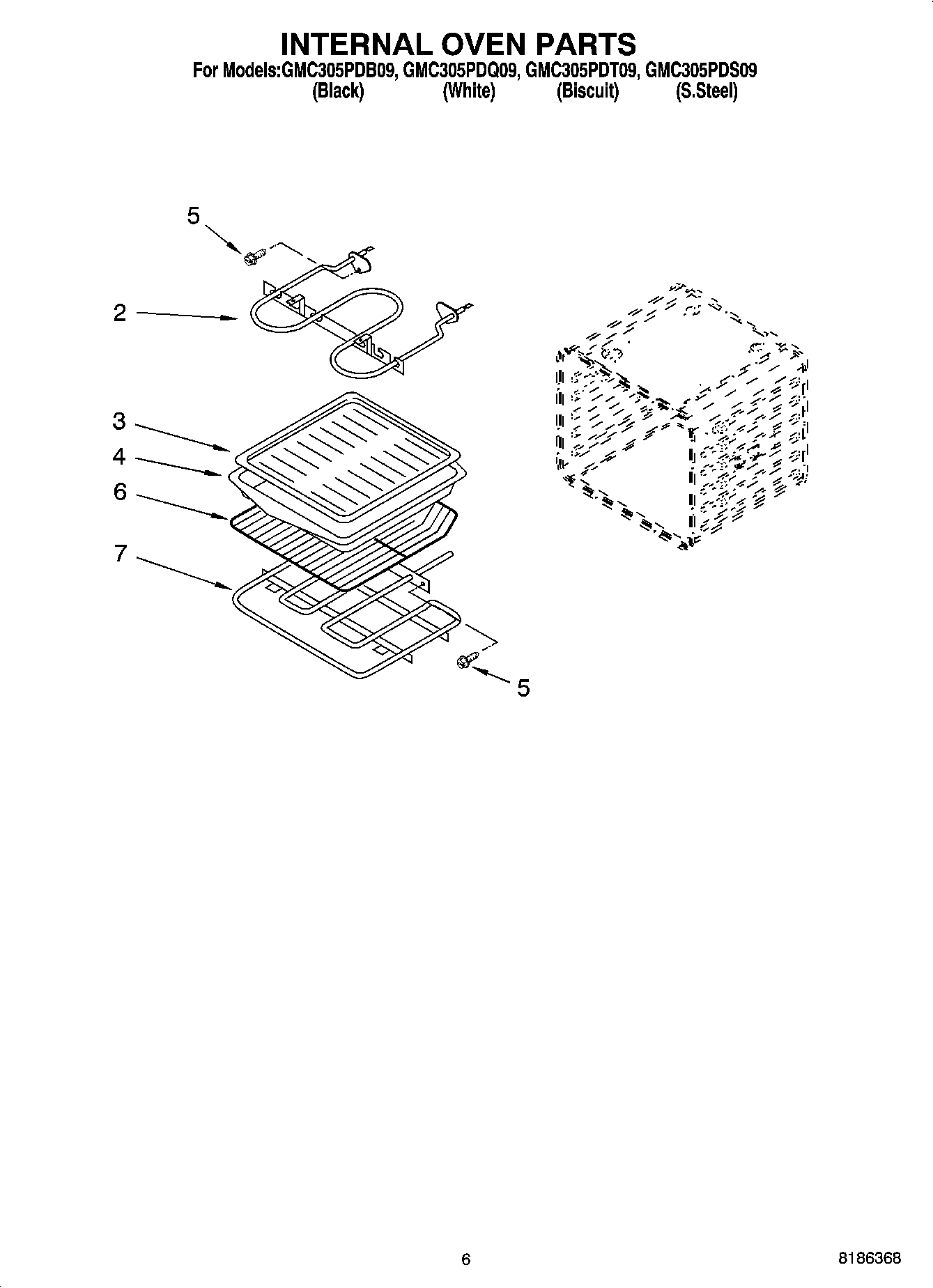 05 - INTERNAL OVEN PARTS