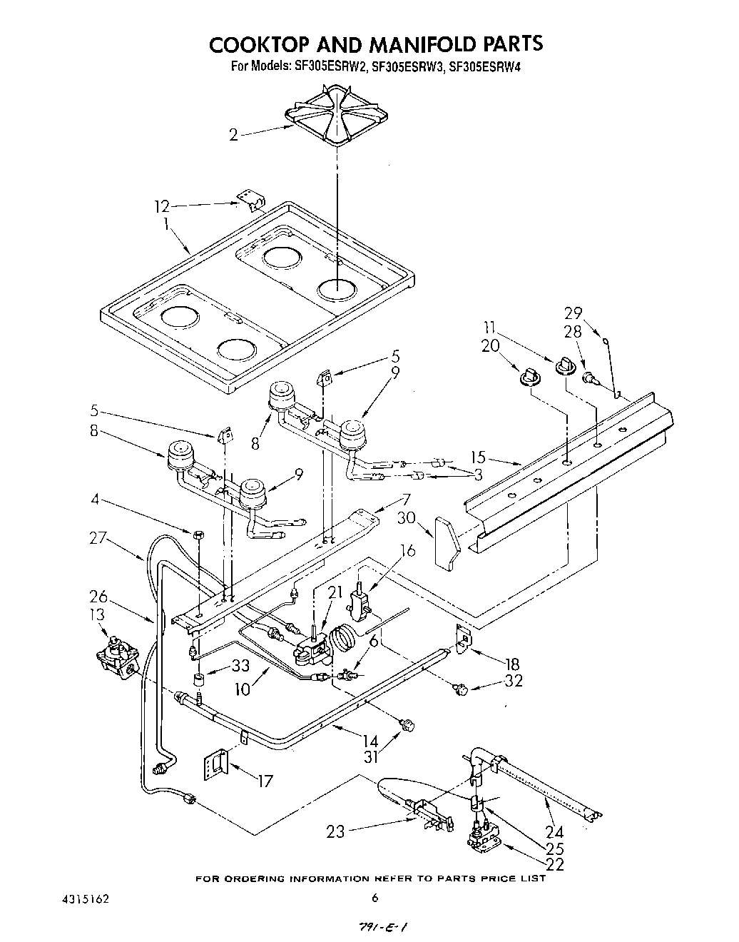 05 - COOKTOP AND MANIFOLD , LITERATURE A