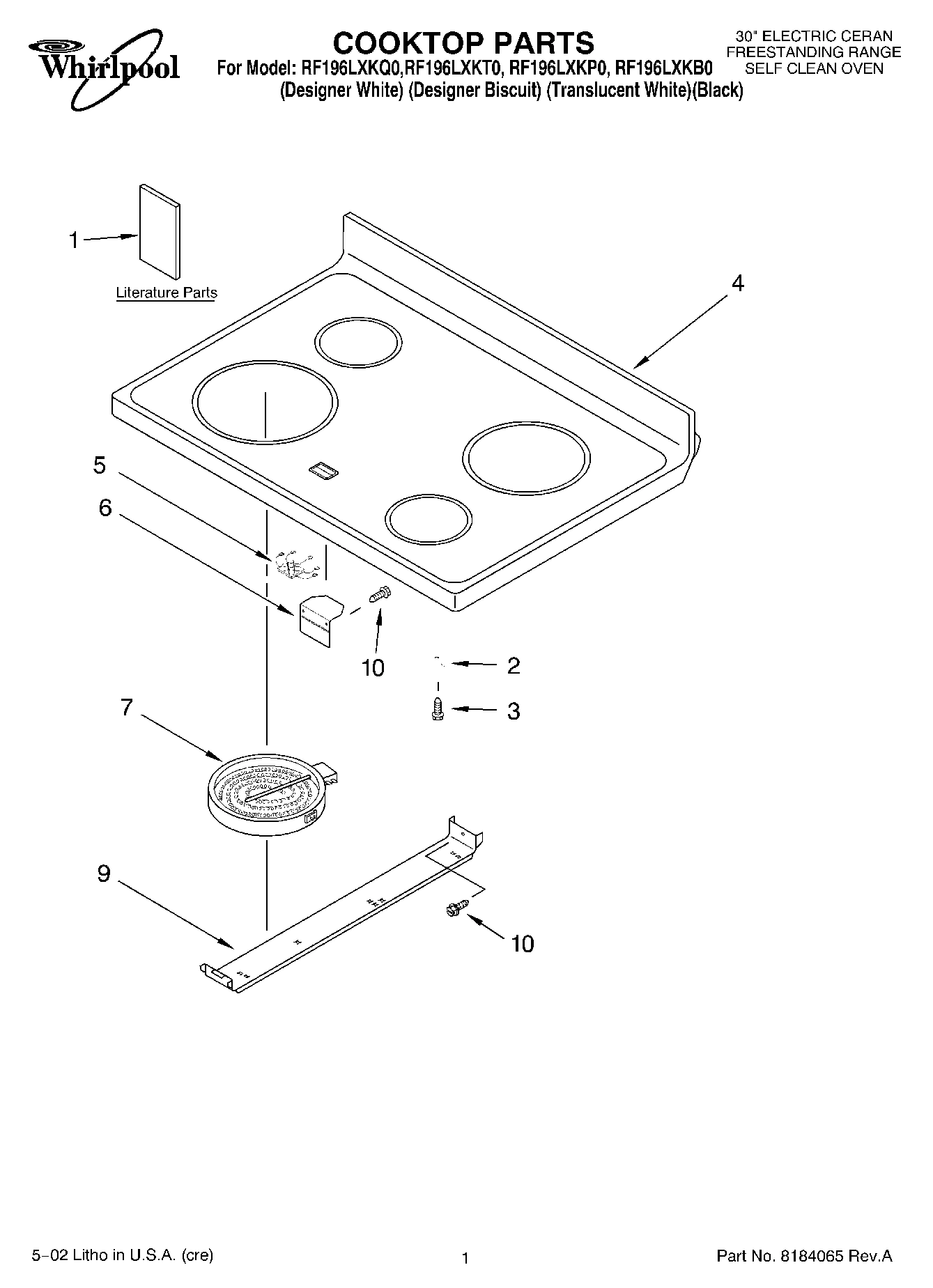 01 - COOKTOP, LITERATURE