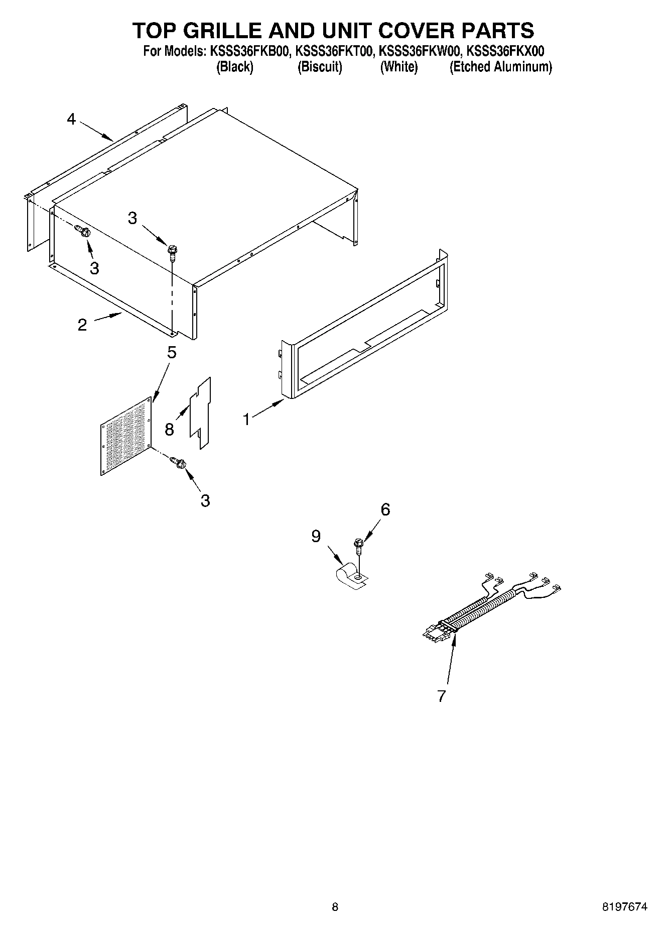 06 - TOP GRILLE AND UNIT COVER