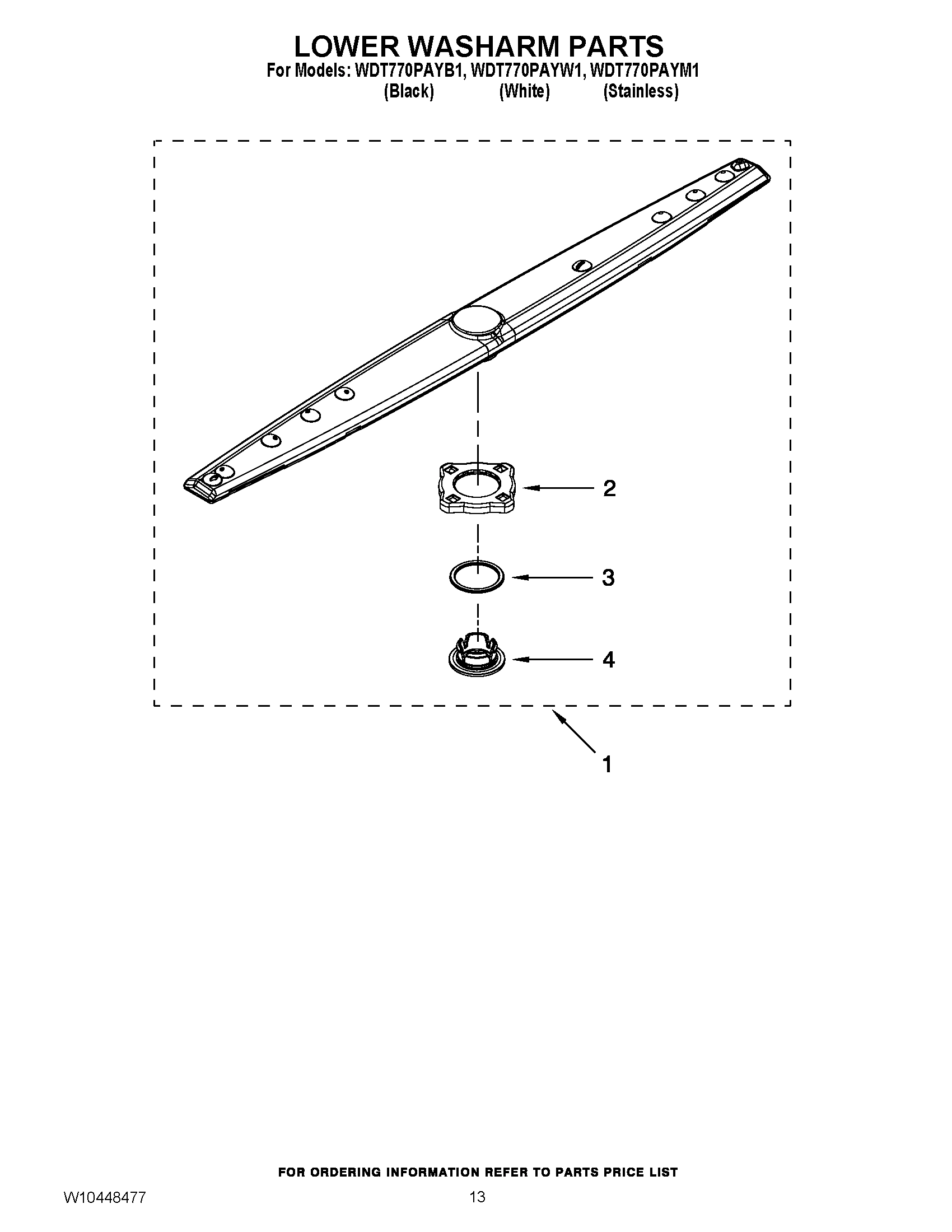 11 - LOWER WASHARM PARTS