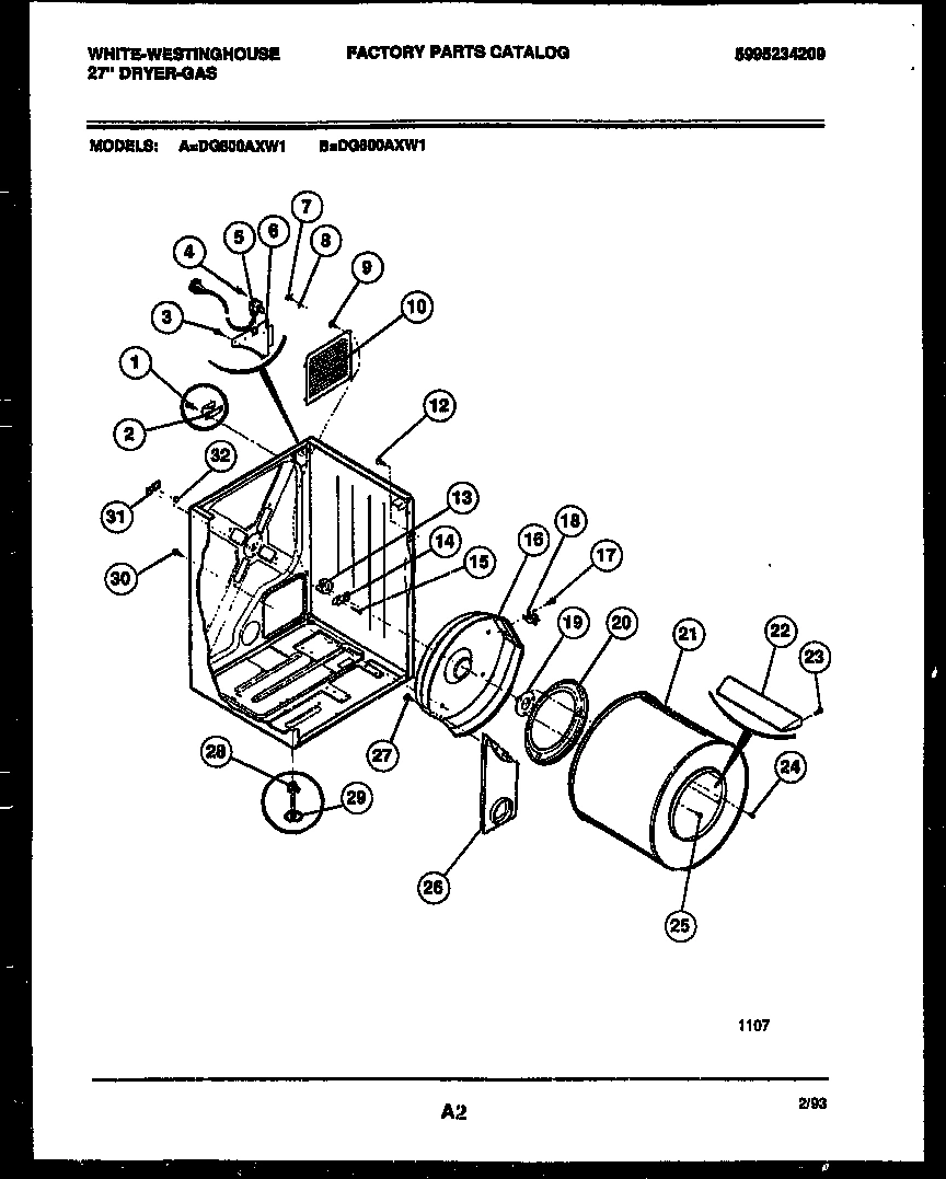 02 - CABINET AND COMPONENT PARTS
