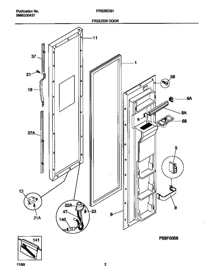 02 - FREEZER DOOR
