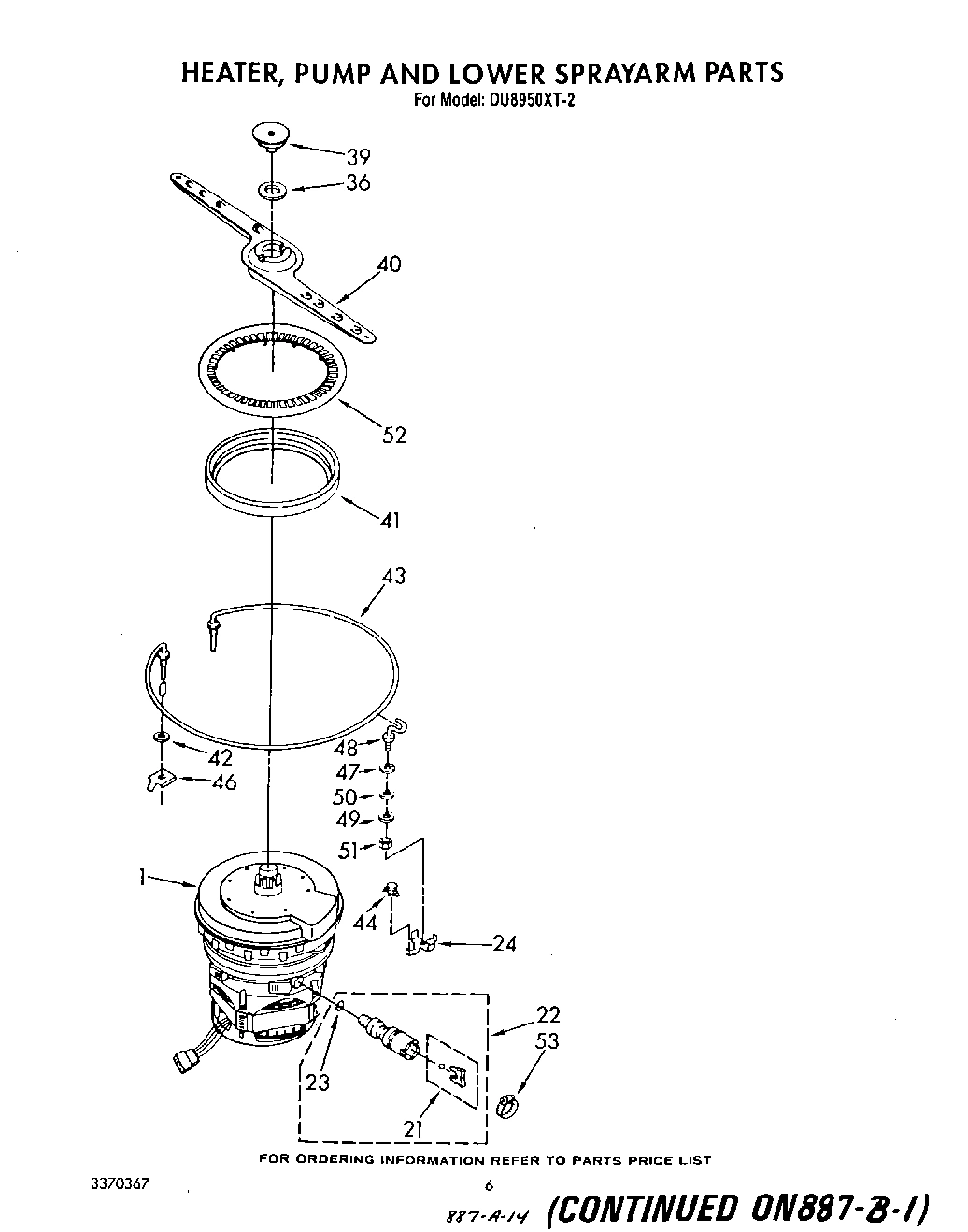 04 - HEATER, PUMP, AND LOWER SPRAY ARM