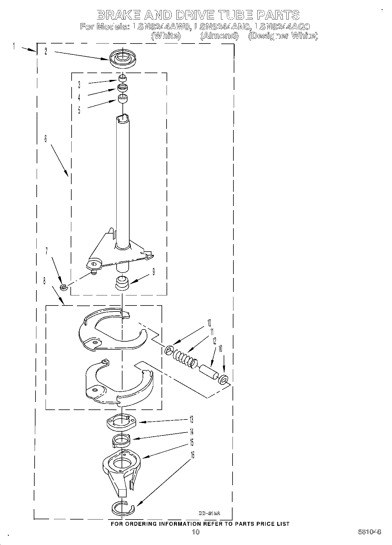 08 - BRAKE AND DRIVE TUBE