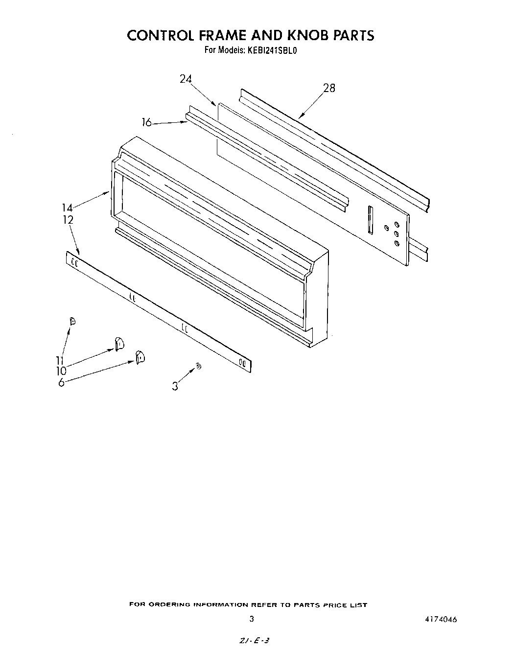 03 - CONTROL FRAME AND KNOB
