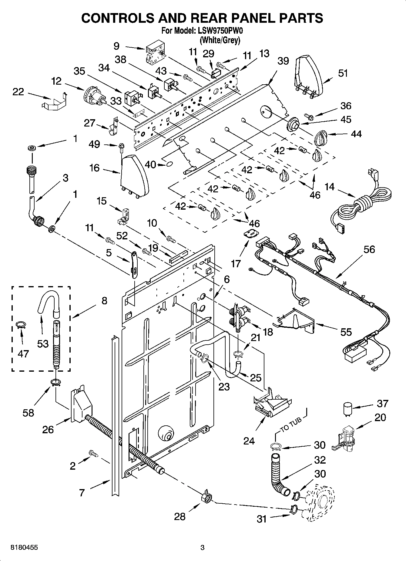 02 - CONTROLS AND REAR PANEL PARTS