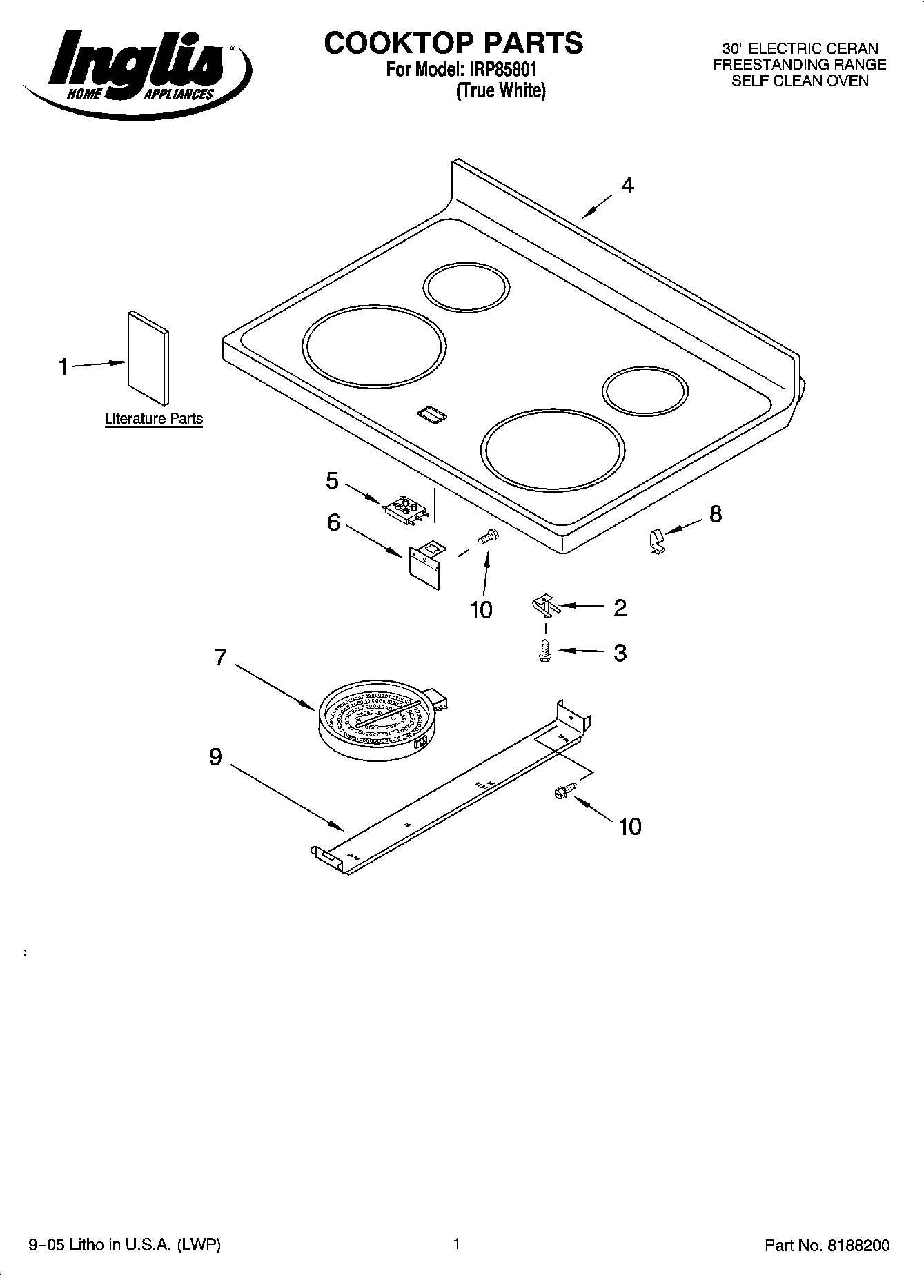 01 - COOKTOP PARTS