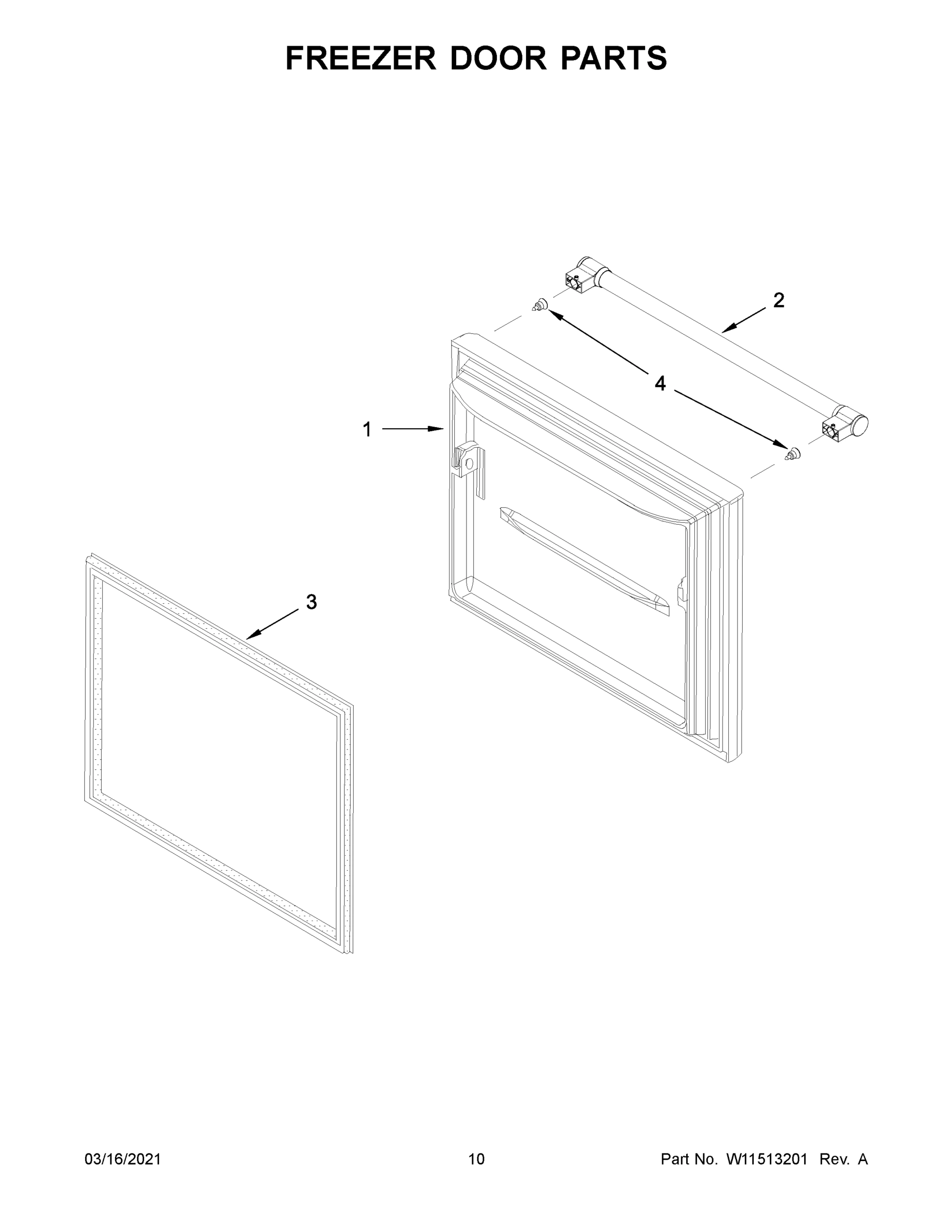 06 - FREEZER DOOR PARTS