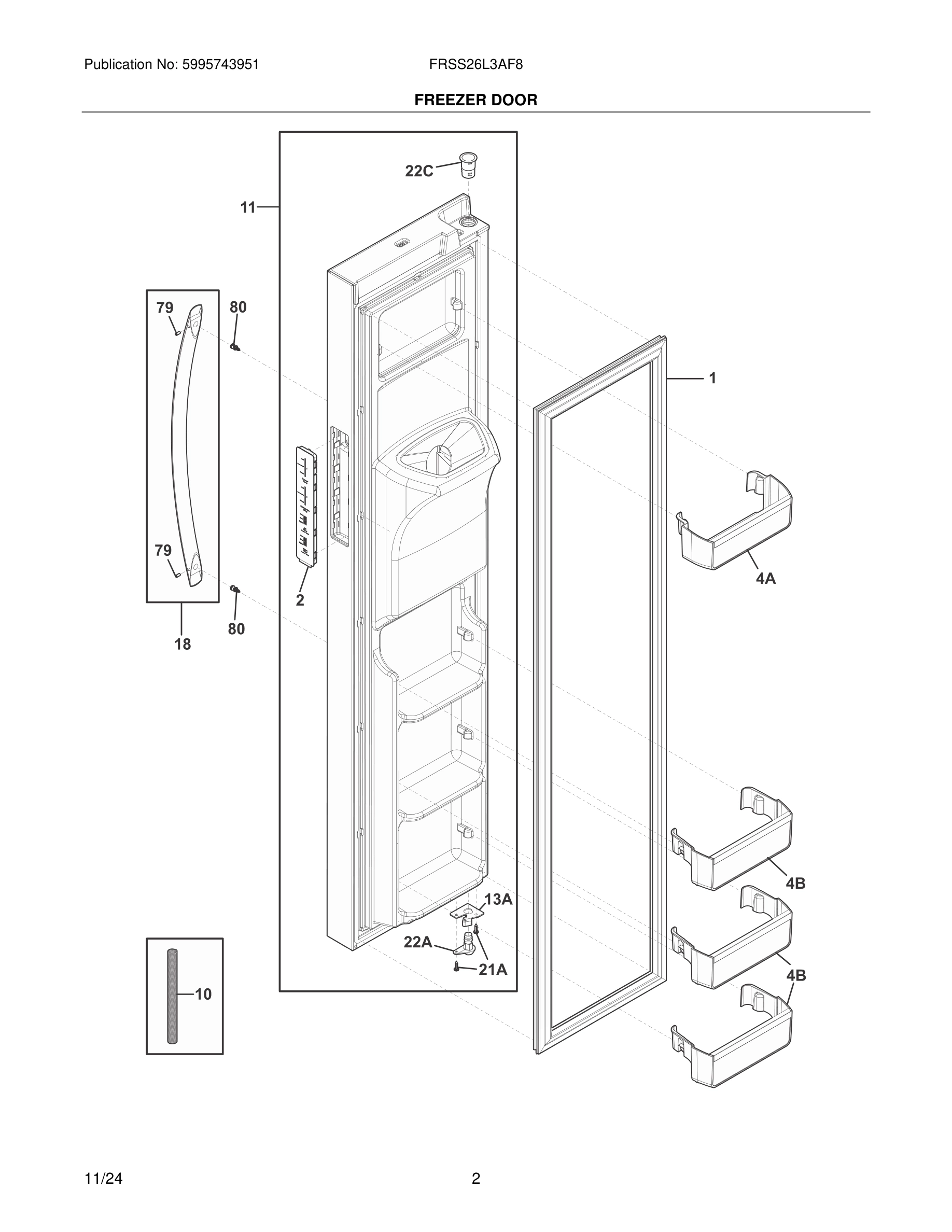 03 - FREEZER DOOR