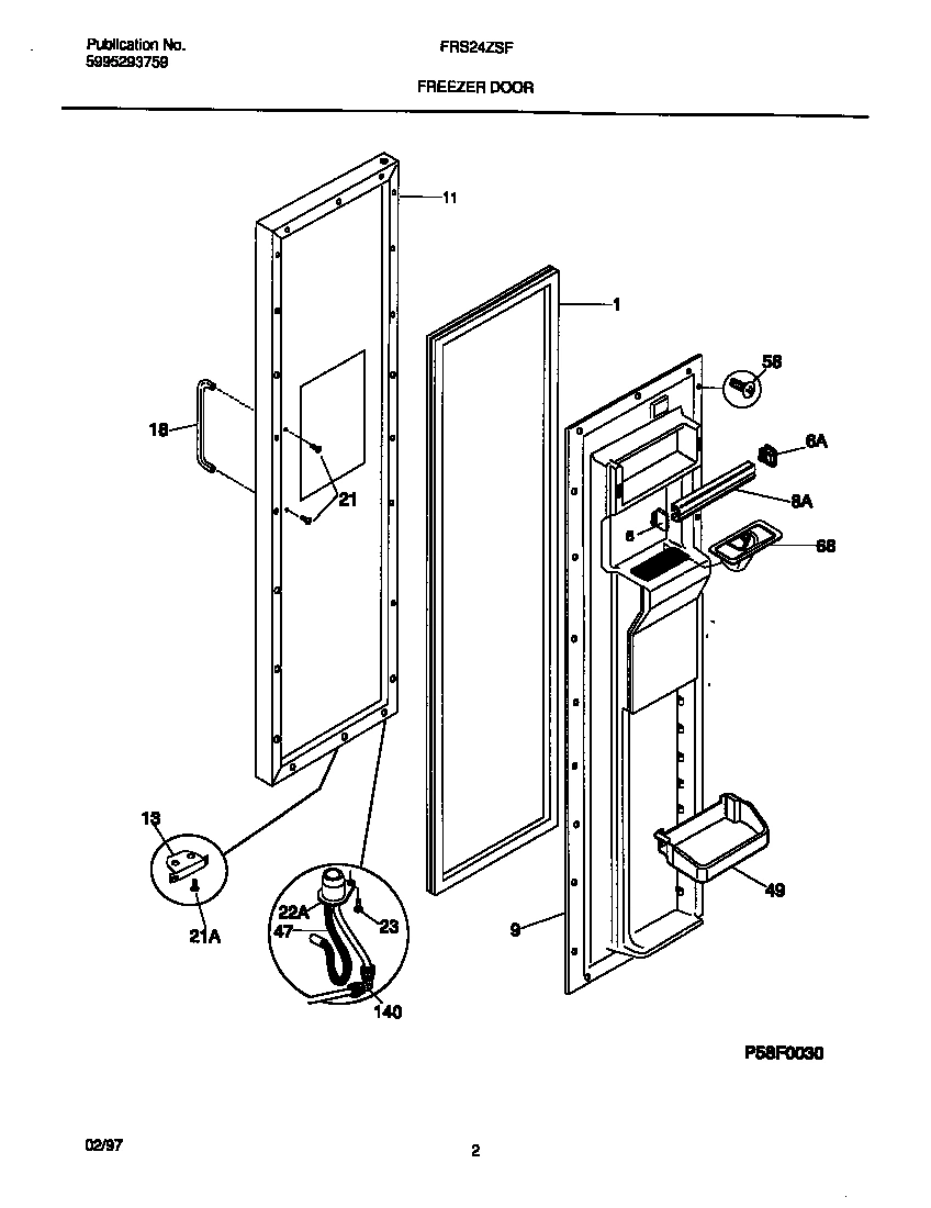 02 - FREEZER DOOR