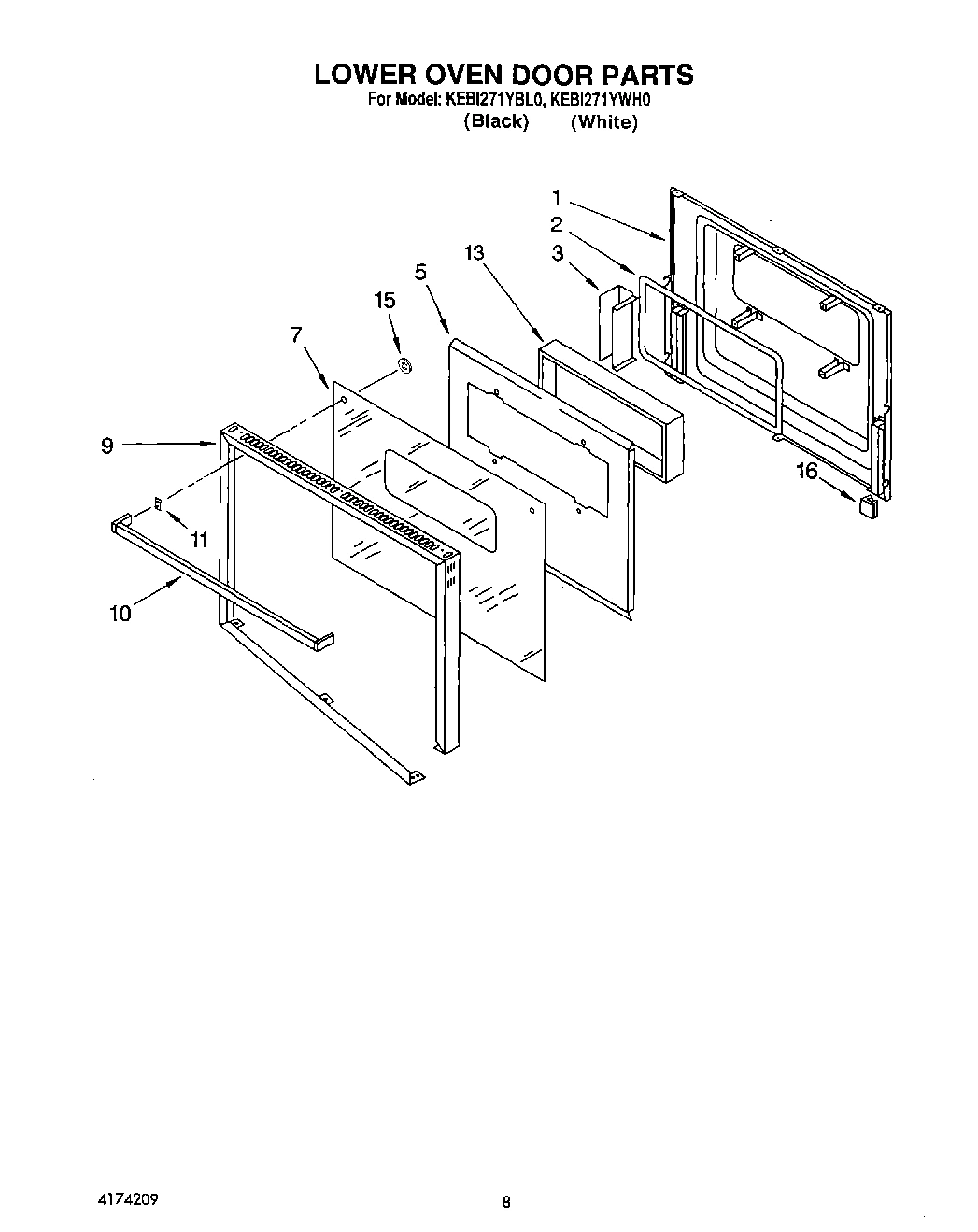 06 - LOWER OVEN DOOR