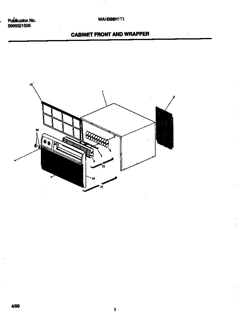 02 - CABINET FRONT/WRAPPER