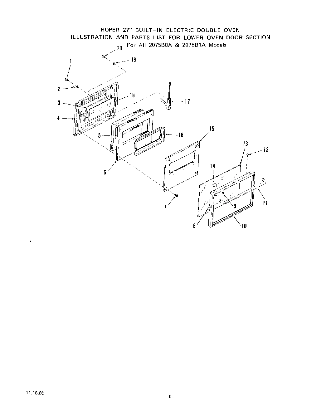 05 - UPPER OVEN DOOR