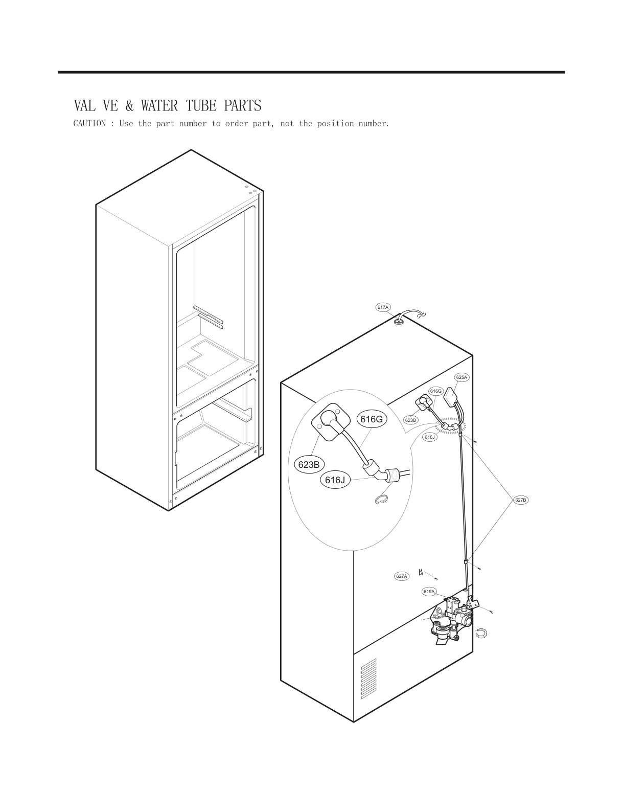 VALVE & WATER TUBE PARTS