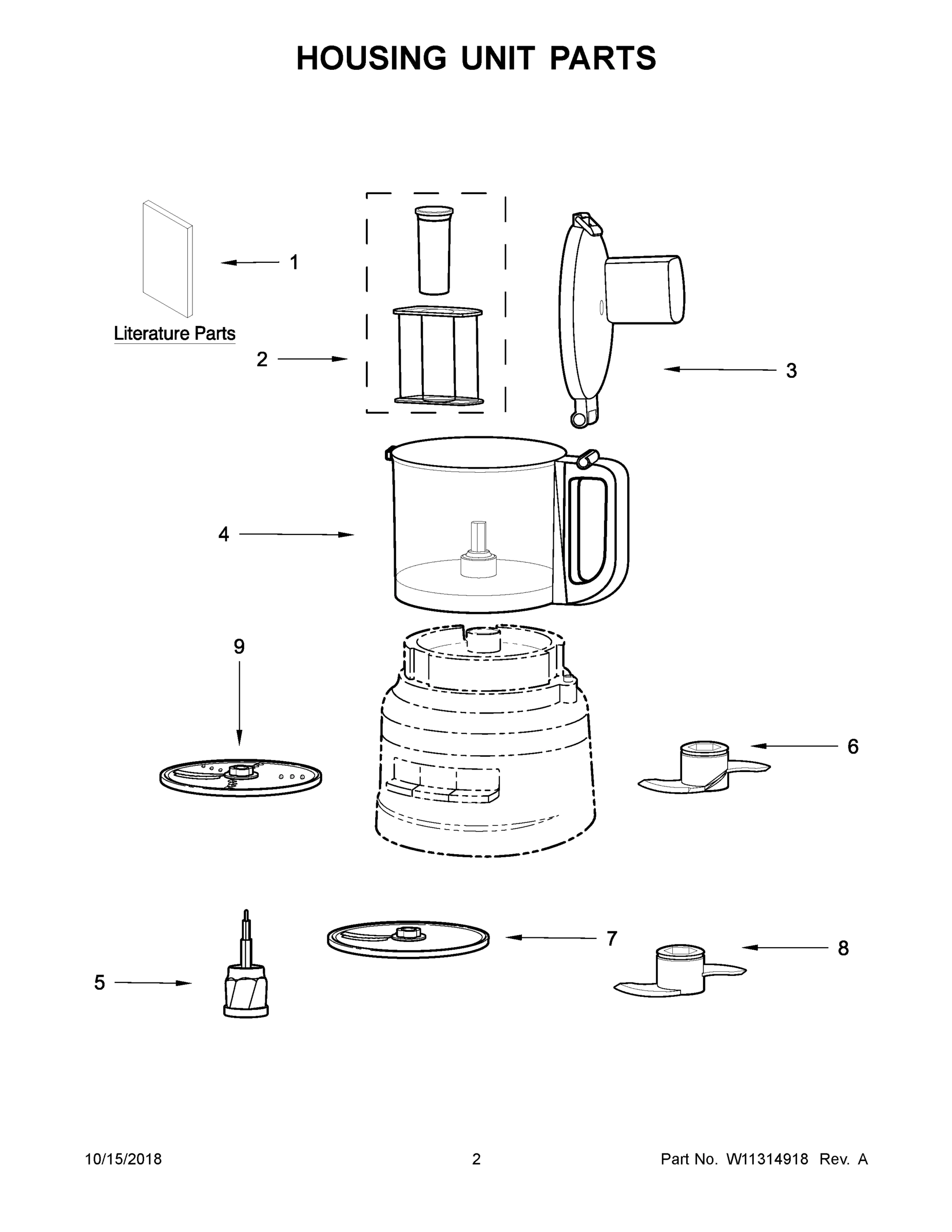 02 - HOUSING UNIT PARTS