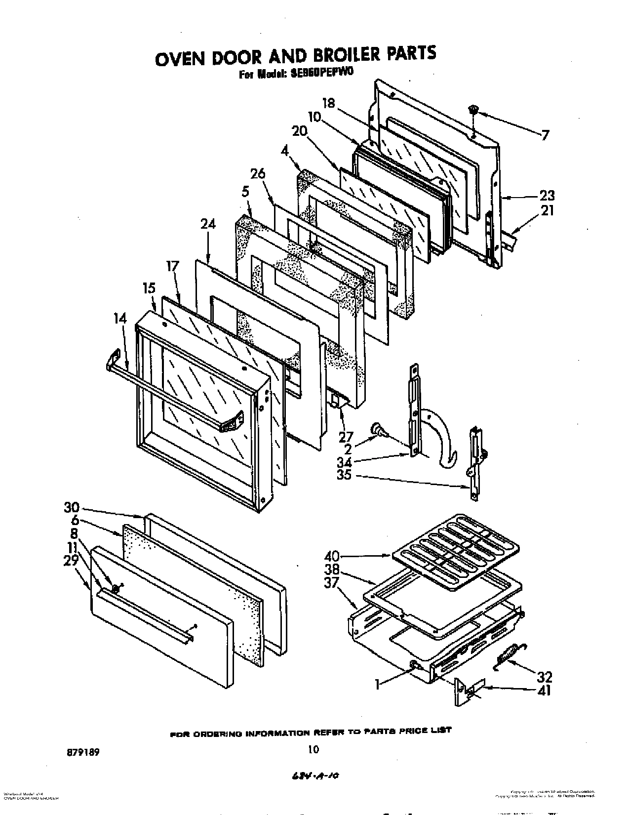 08 - OVEN DOOR AND BROILER