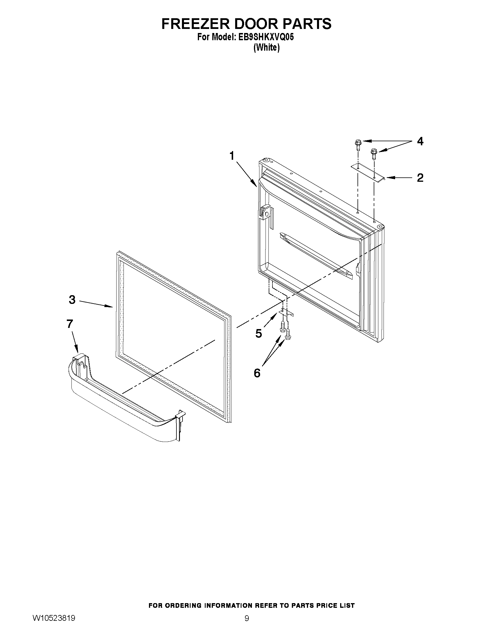 05 - FREEZER DOOR PARTS