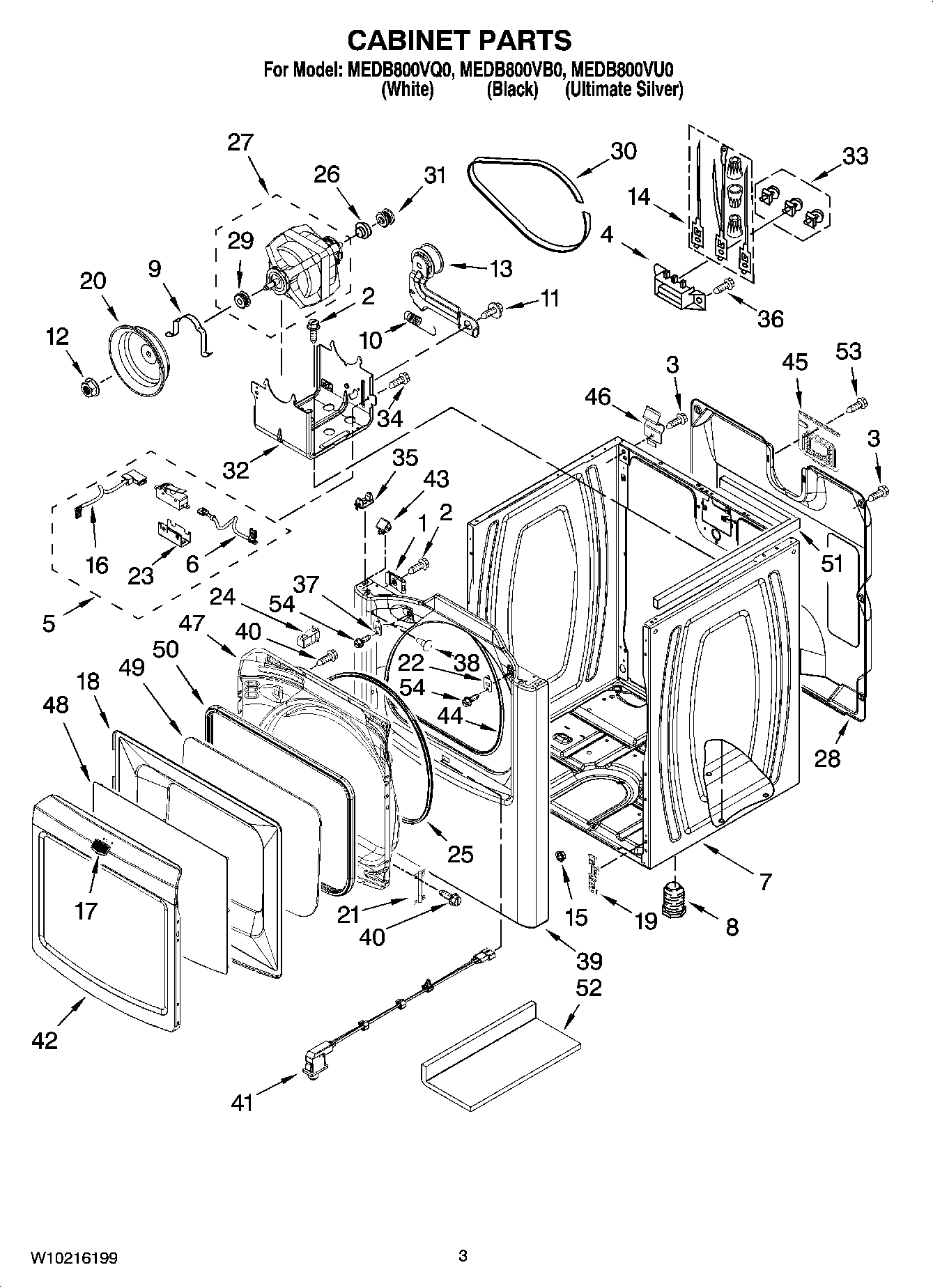 02 - CABINET PARTS