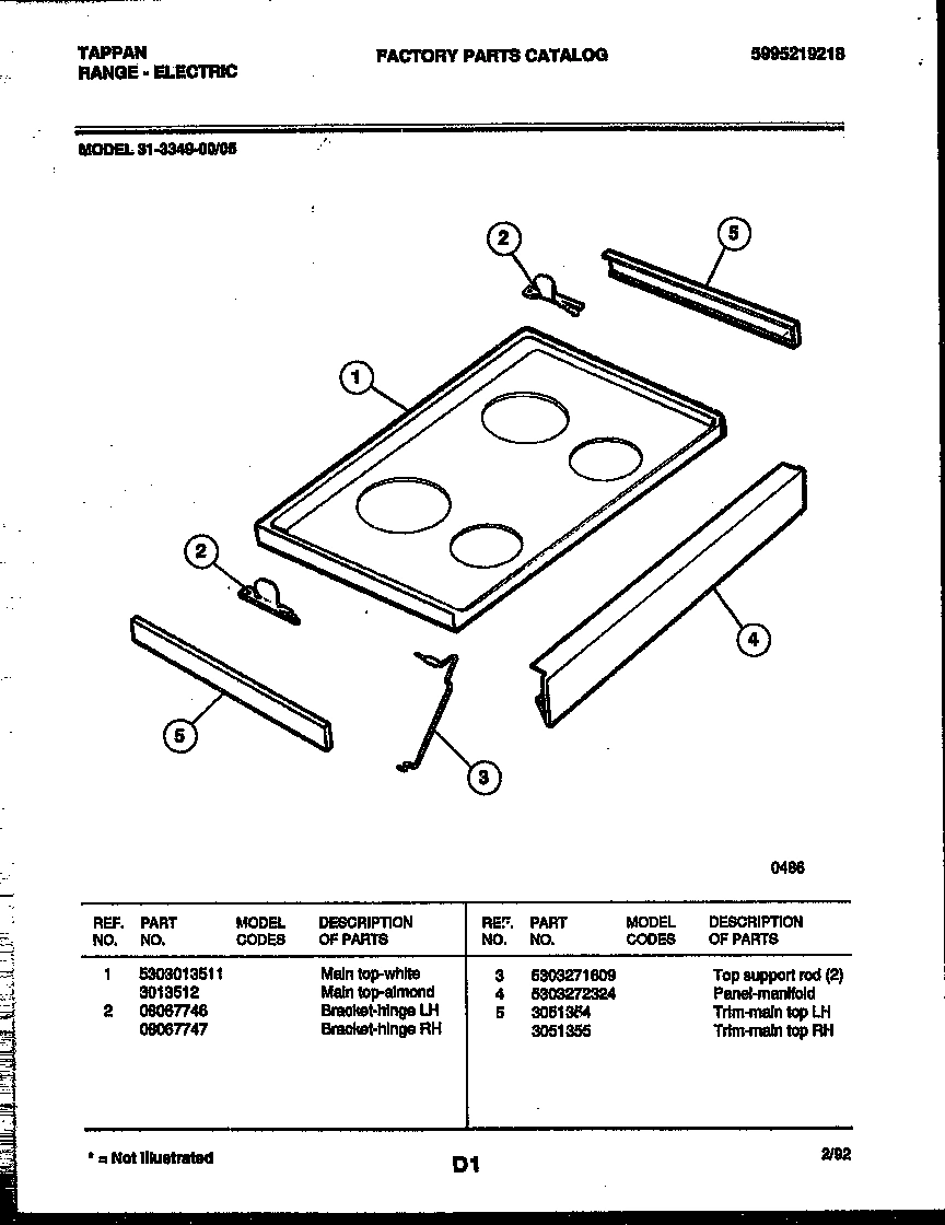 04 - COOKTOP PARTS