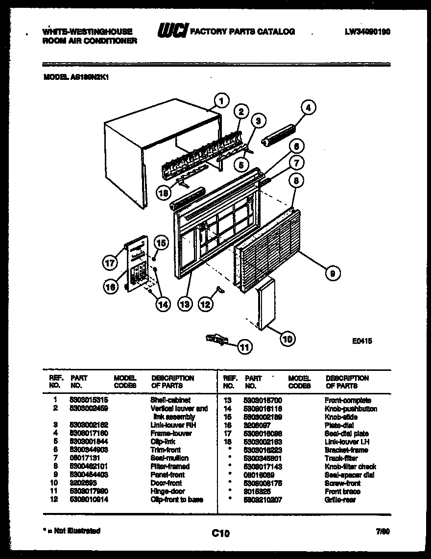 02 - CABINET PARTS