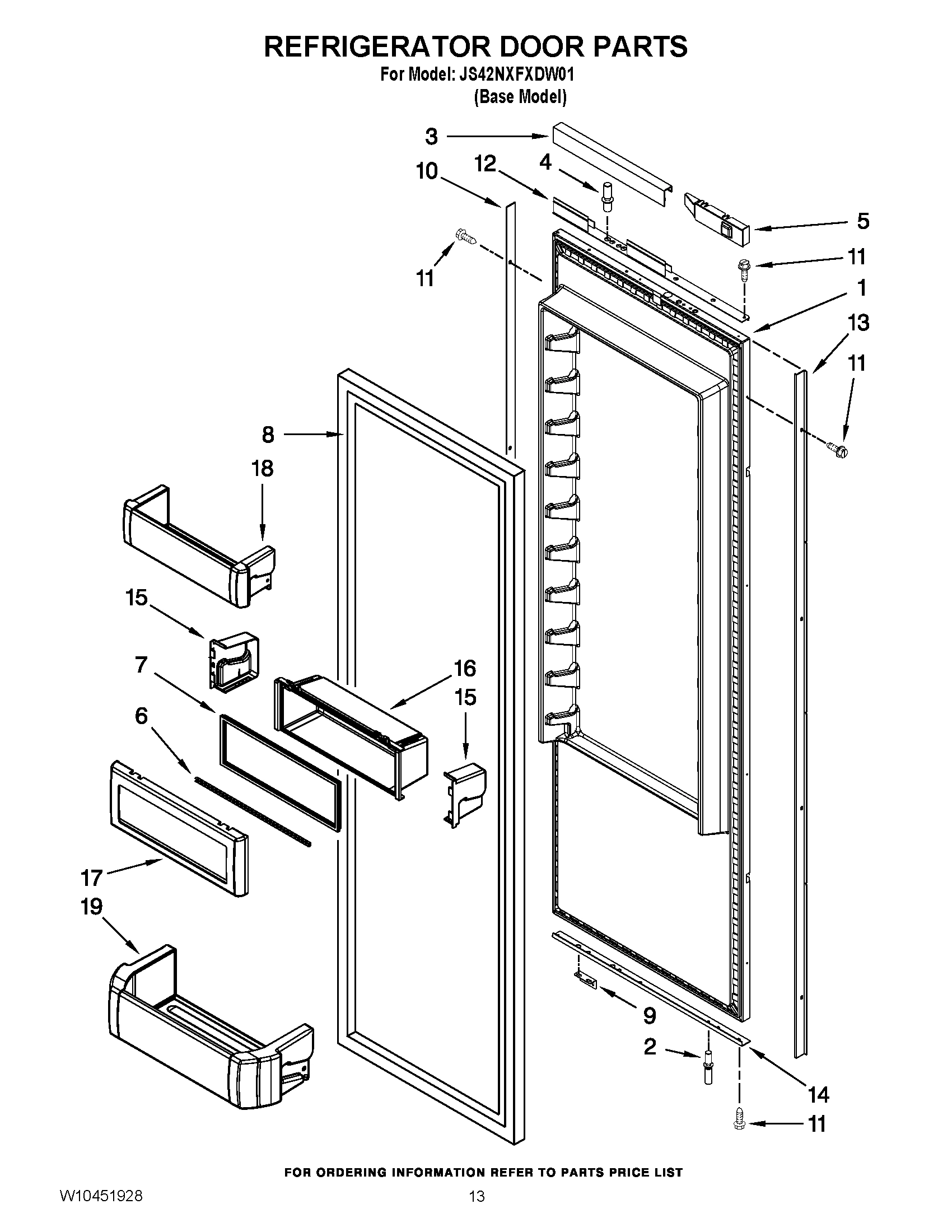 09 - REFRIGERATOR DOOR PARTS