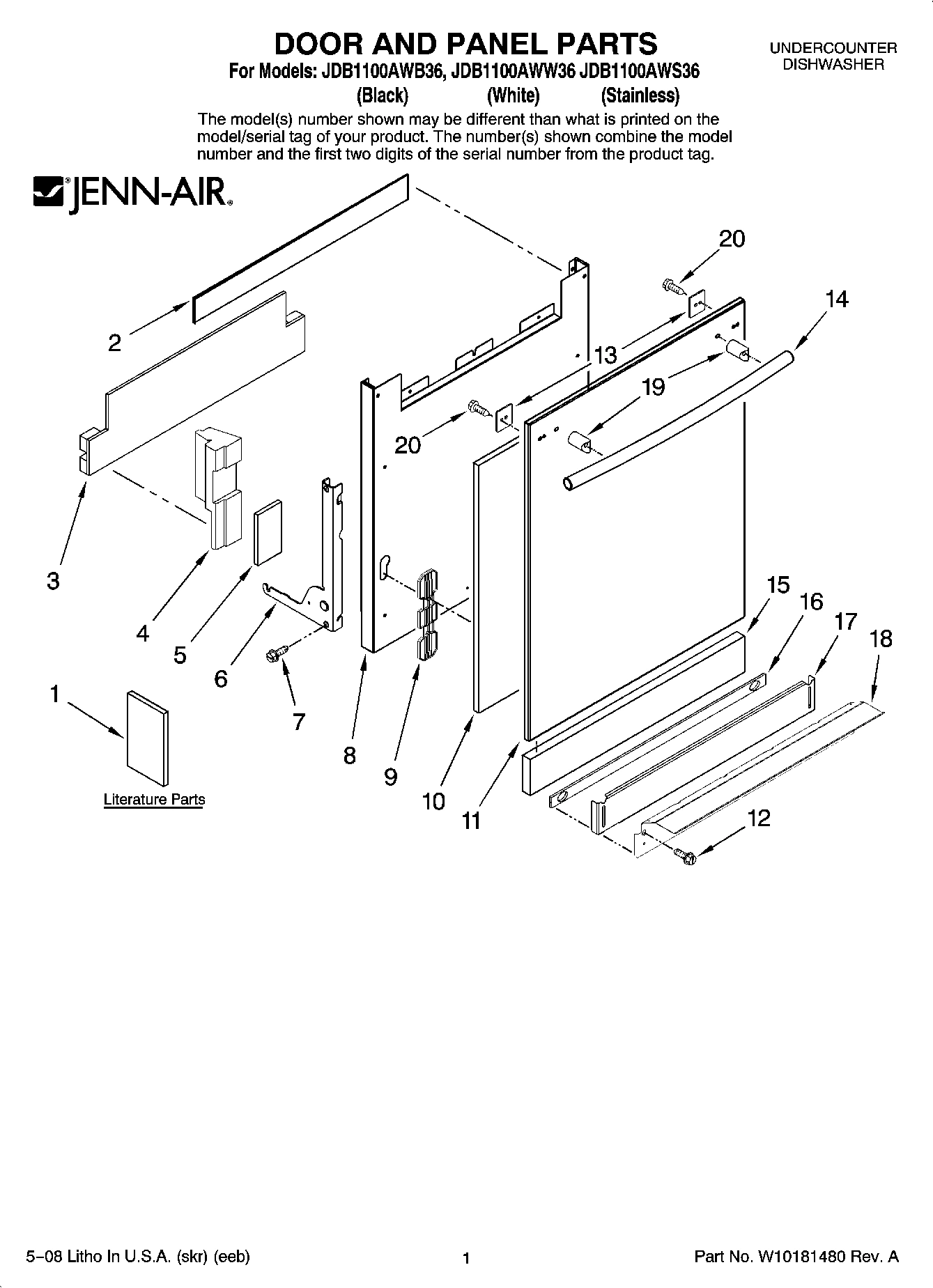 01 - DOOR AND PANEL PARTS