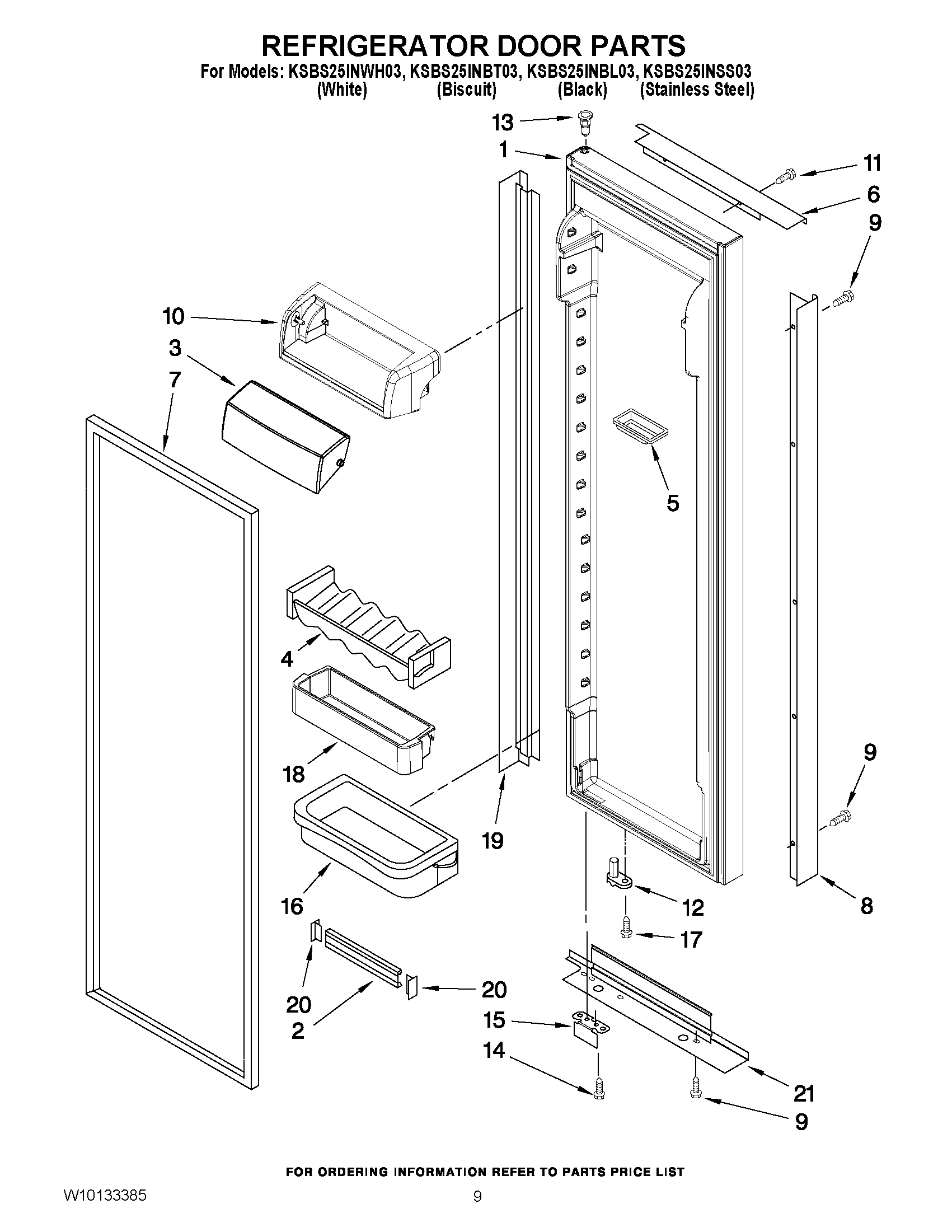 06 - REFRIGERATOR DOOR PARTS