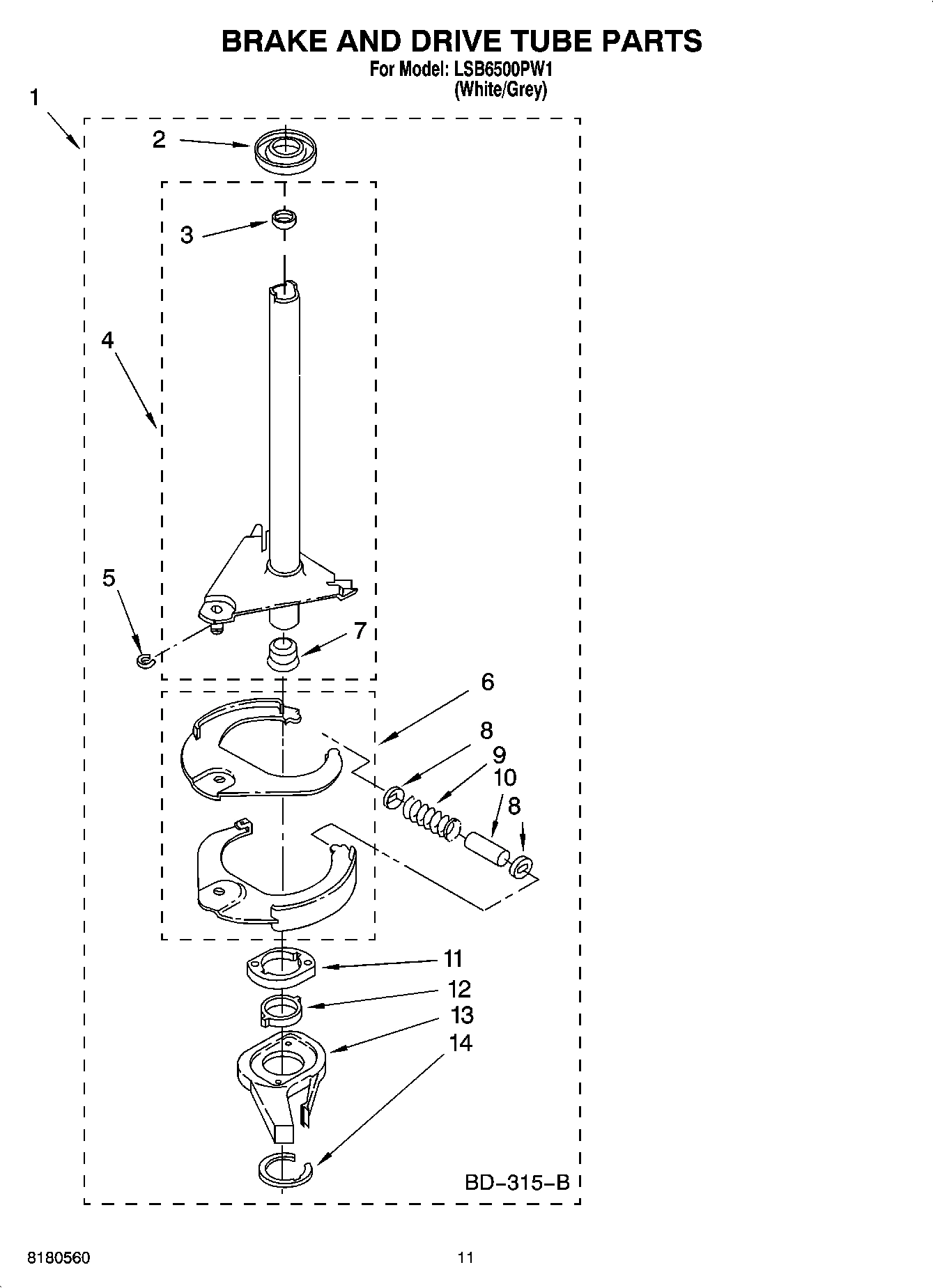 07 - BRAKE AND DRIVE TUBE PARTS