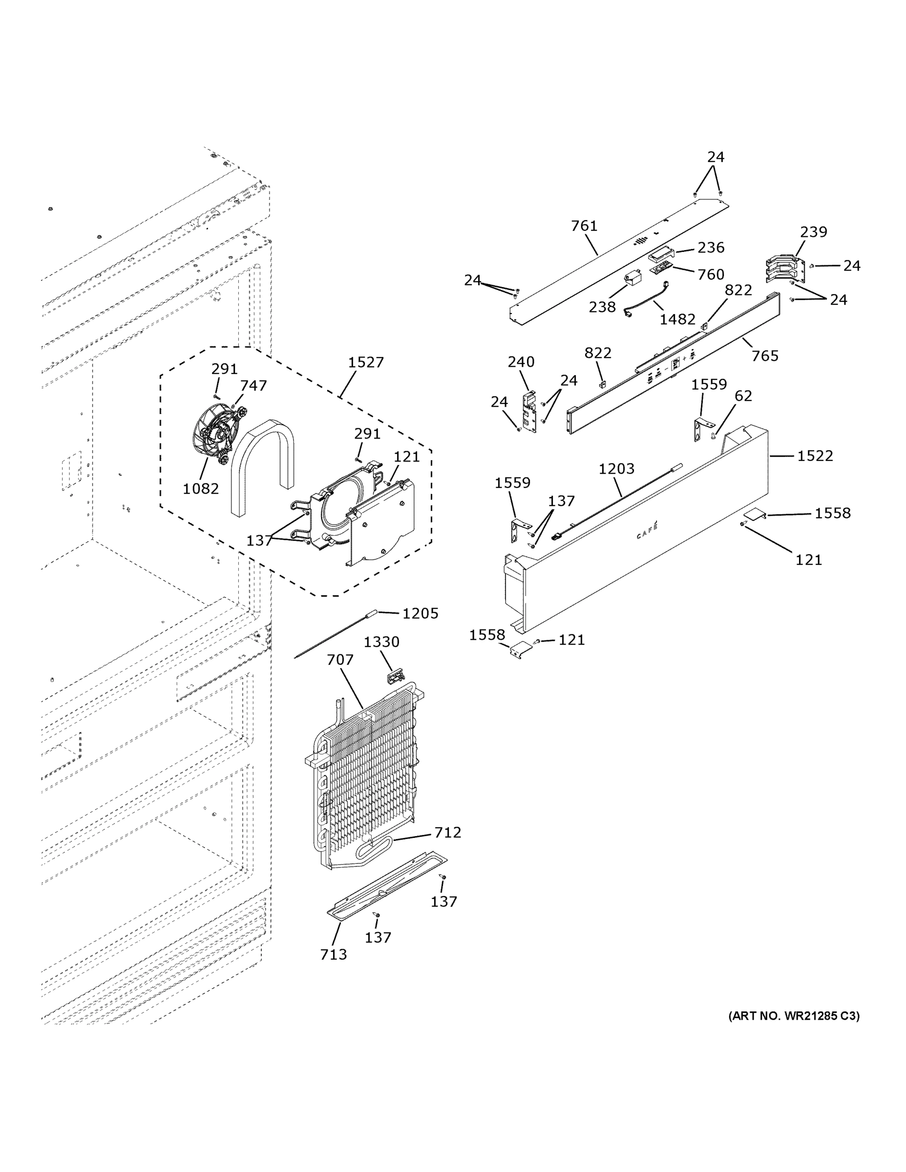 REFRIGERATOR SECTION