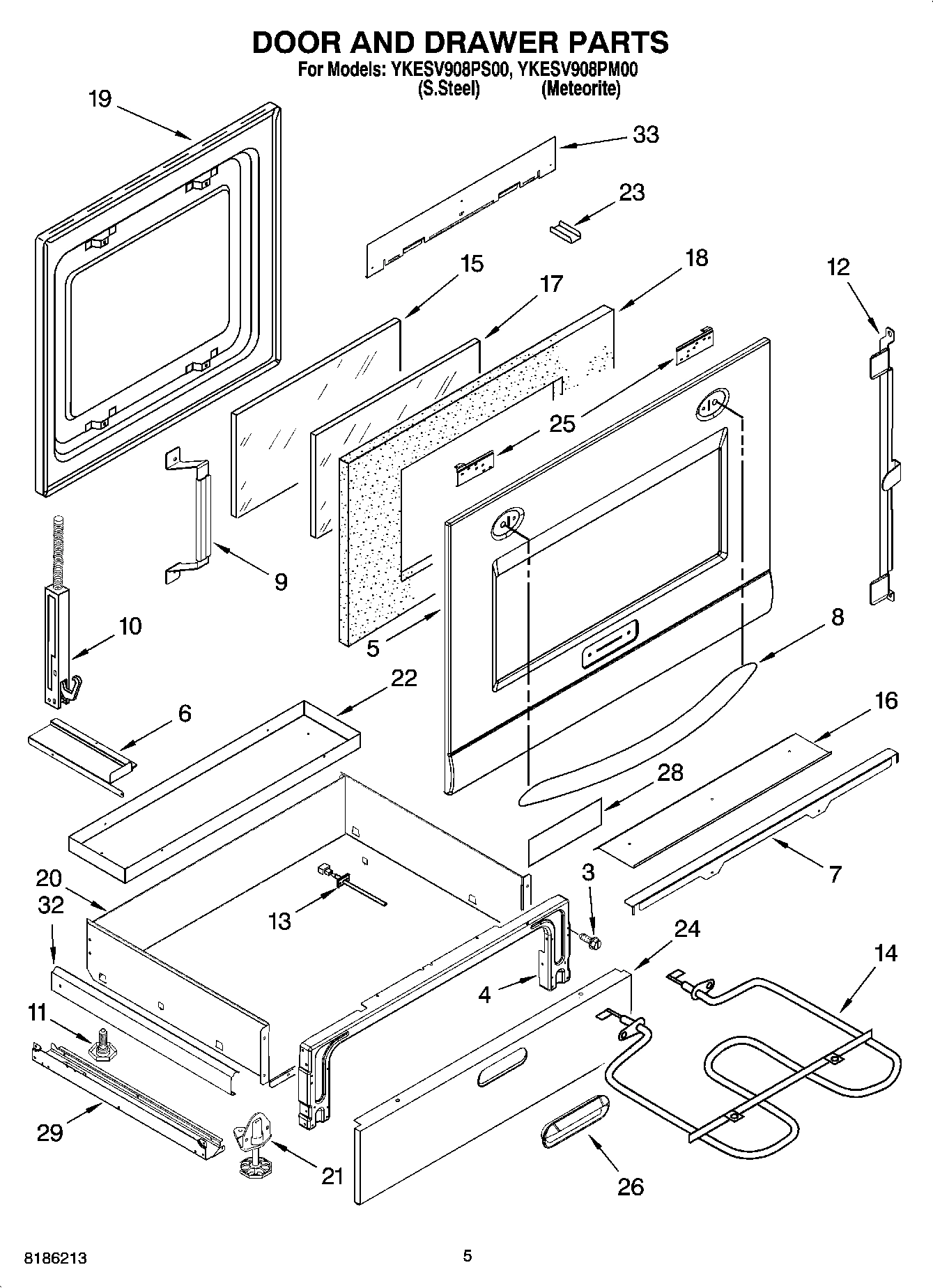 04 - DOOR AND DRAWER PARTS