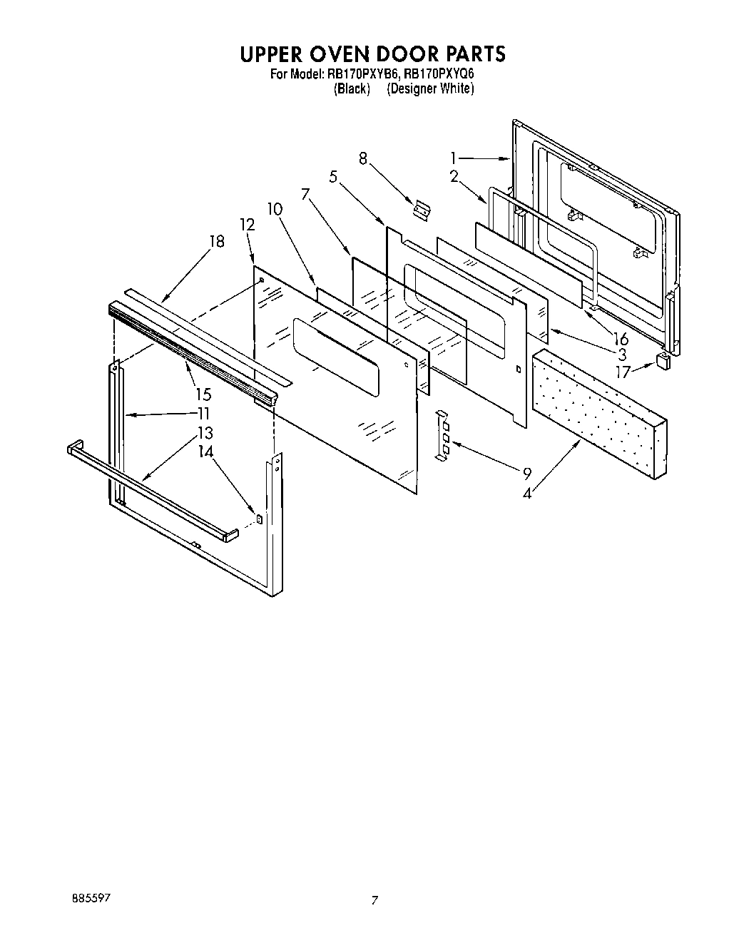 04 - UPPER OVEN DOOR