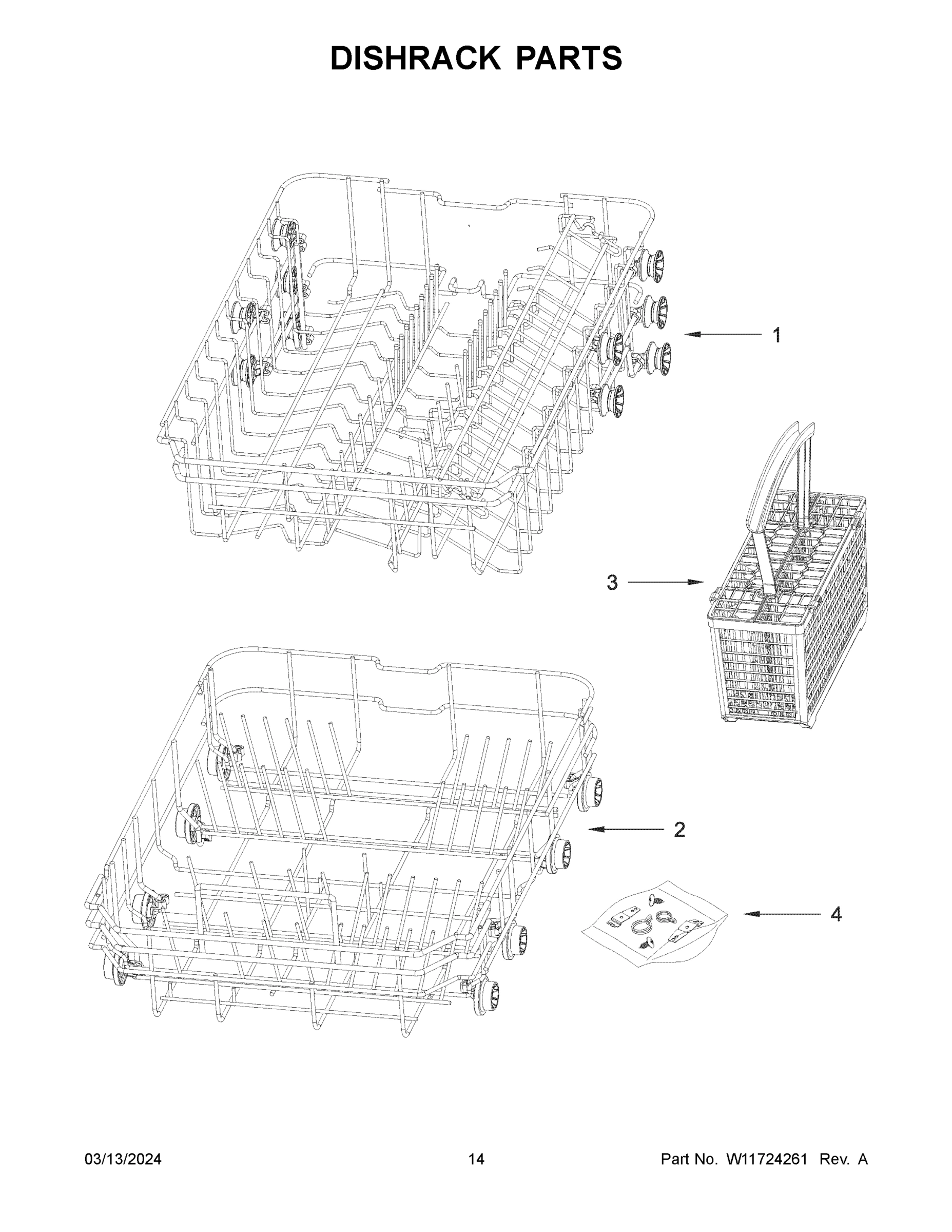 08 - DISHRACK PARTS