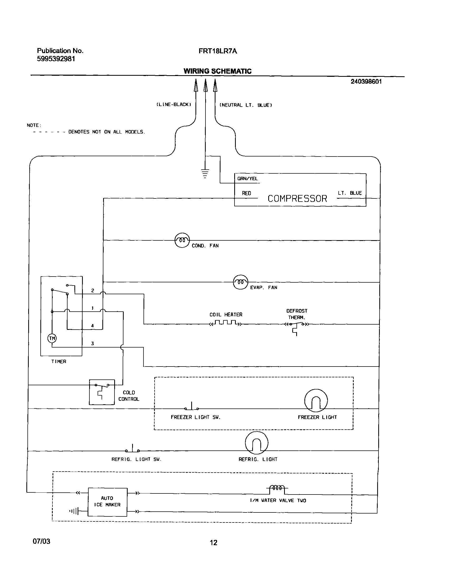 12 - WIRING SCHEMATIC