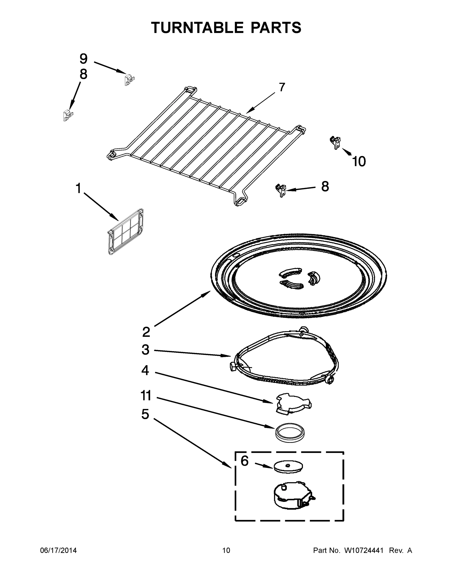 06 - TURNTABLE PARTS