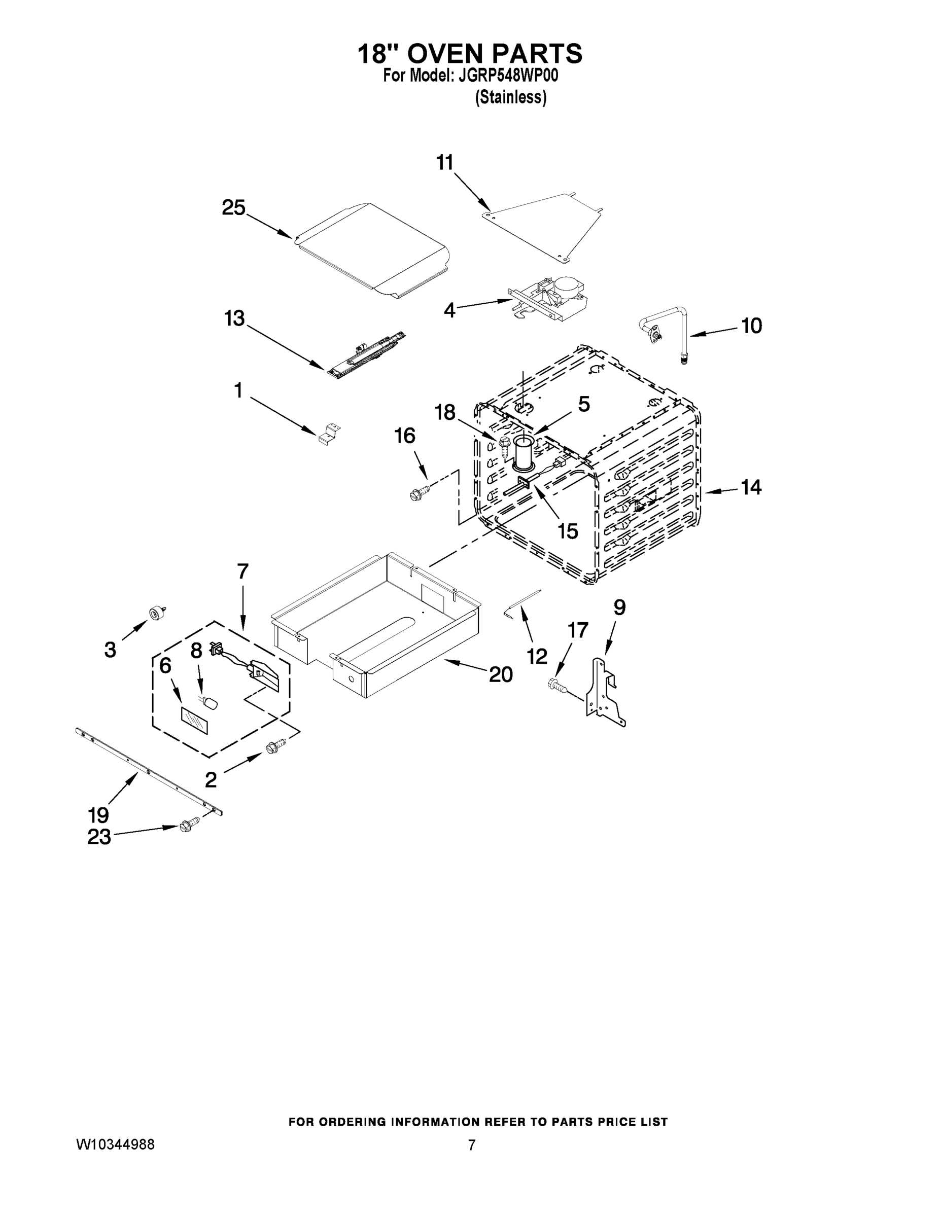 04 - 18`` OVEN PARTS
