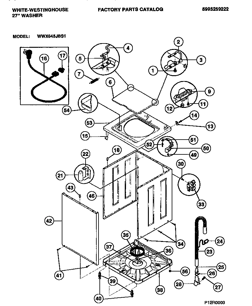 02 - CABINET, TOP PANEL, BASE