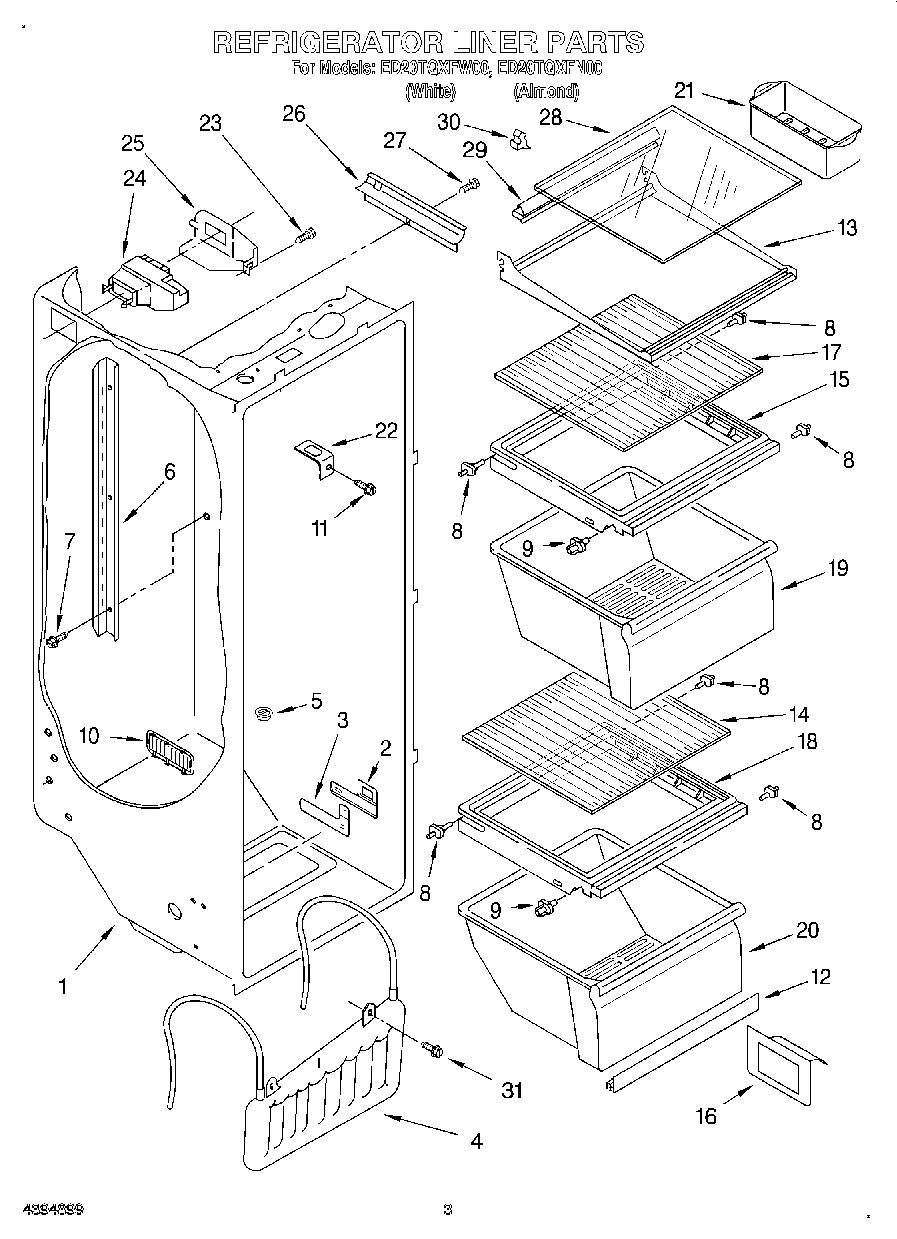 02 - REFRIGERATOR LINER