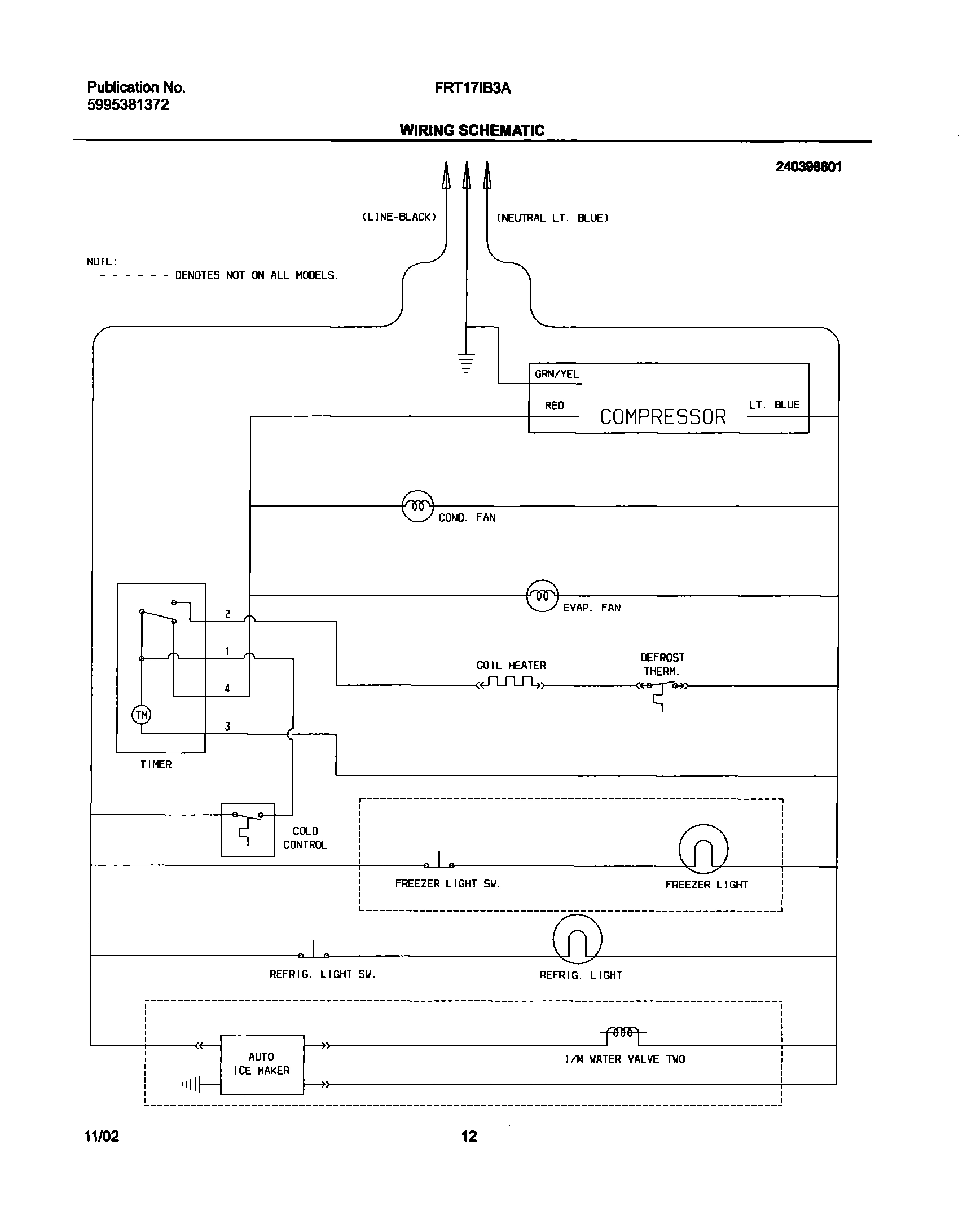 12 - WIRING SCHEMATIC