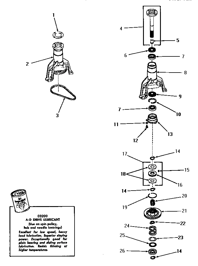 12 - MAIN BEARING ASSY
