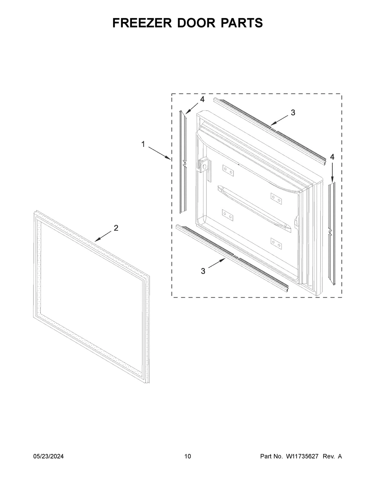 06 - FREEZER DOOR PARTS