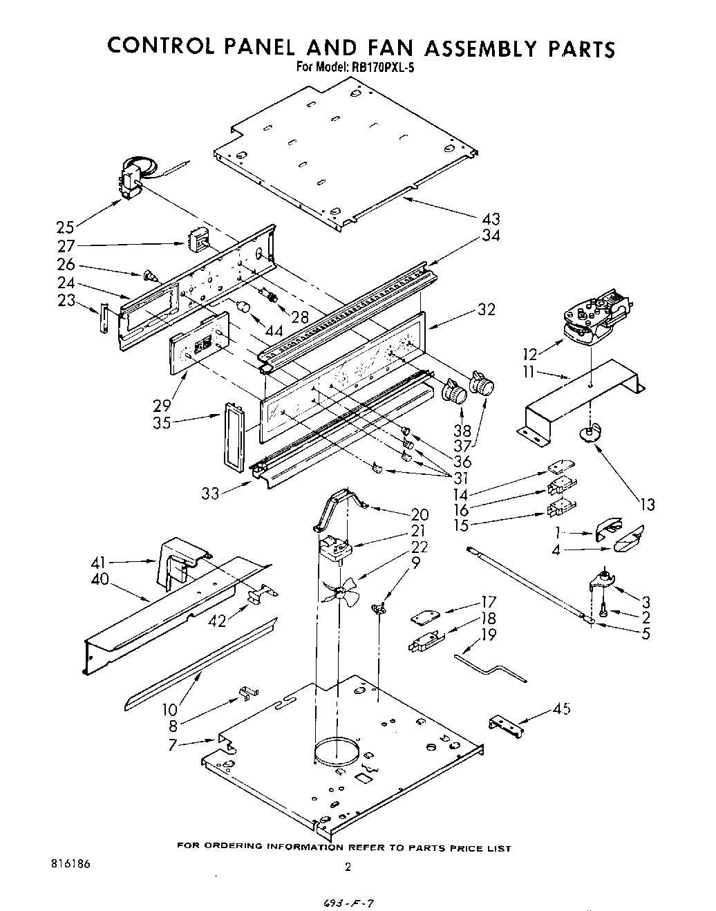 02 - CONTROL PANEL AND FAN