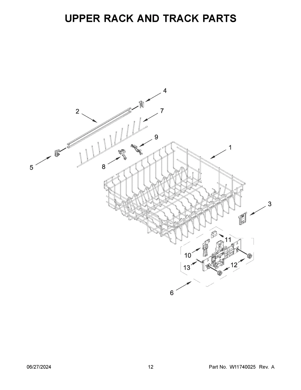 07 - UPPER RACK AND TRACK PARTS