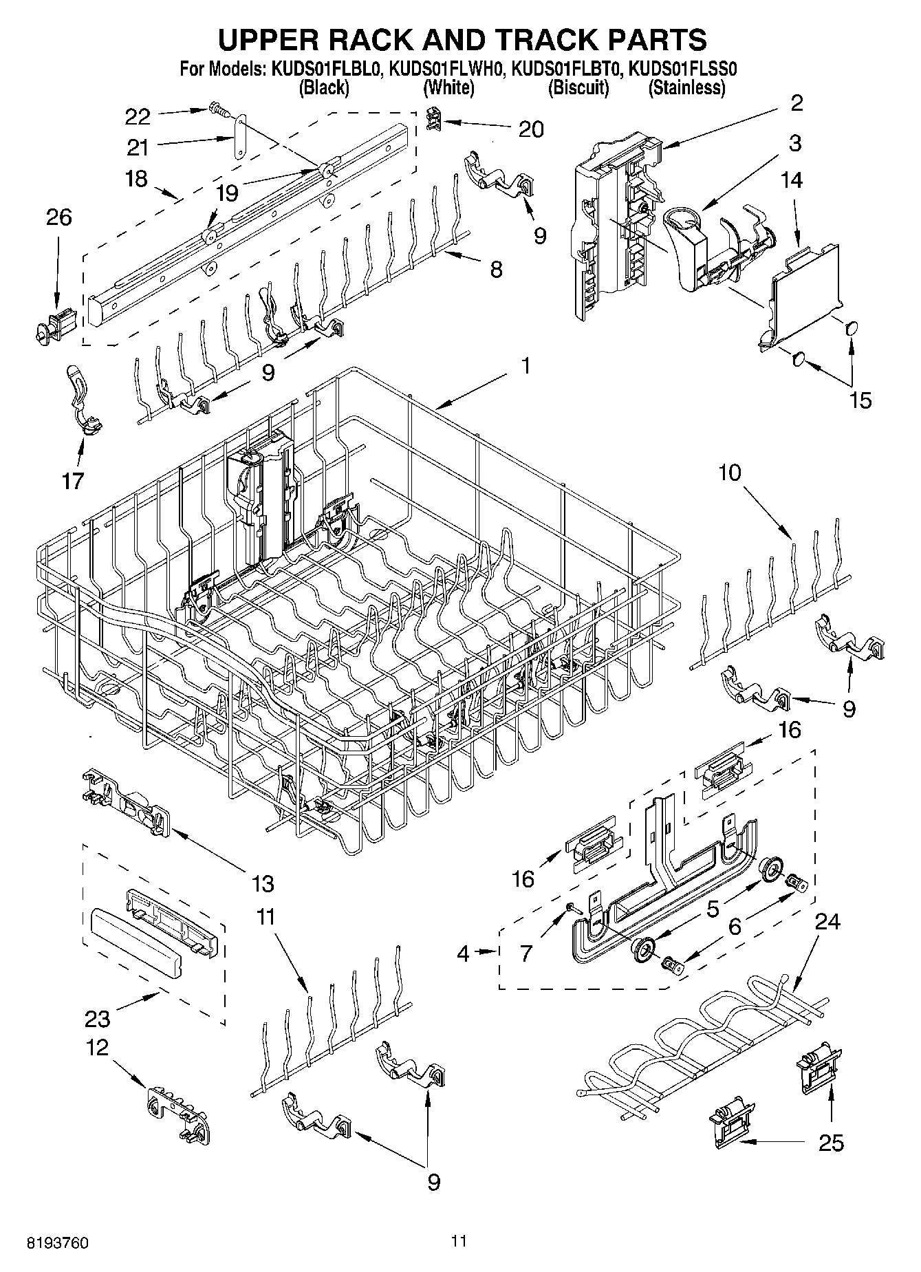 09 - UPPER RACK AND TRACK