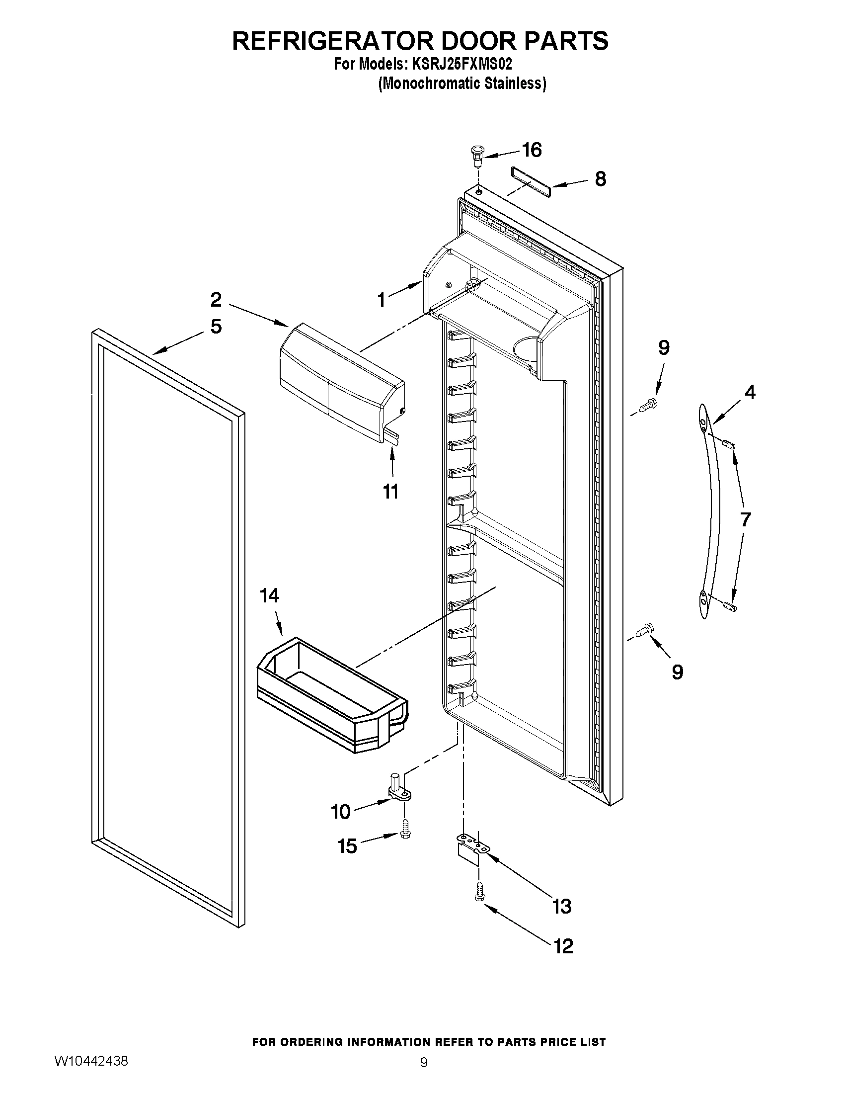 06 - REFRIGERATOR DOOR PARTS