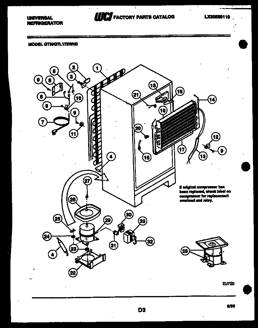 05 - SYSTEM AND AUTOMATIC DEFROST PARTS